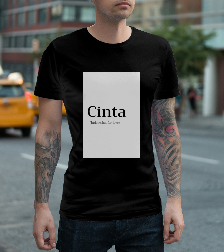Cinta Indonesian For Love T-Shirt