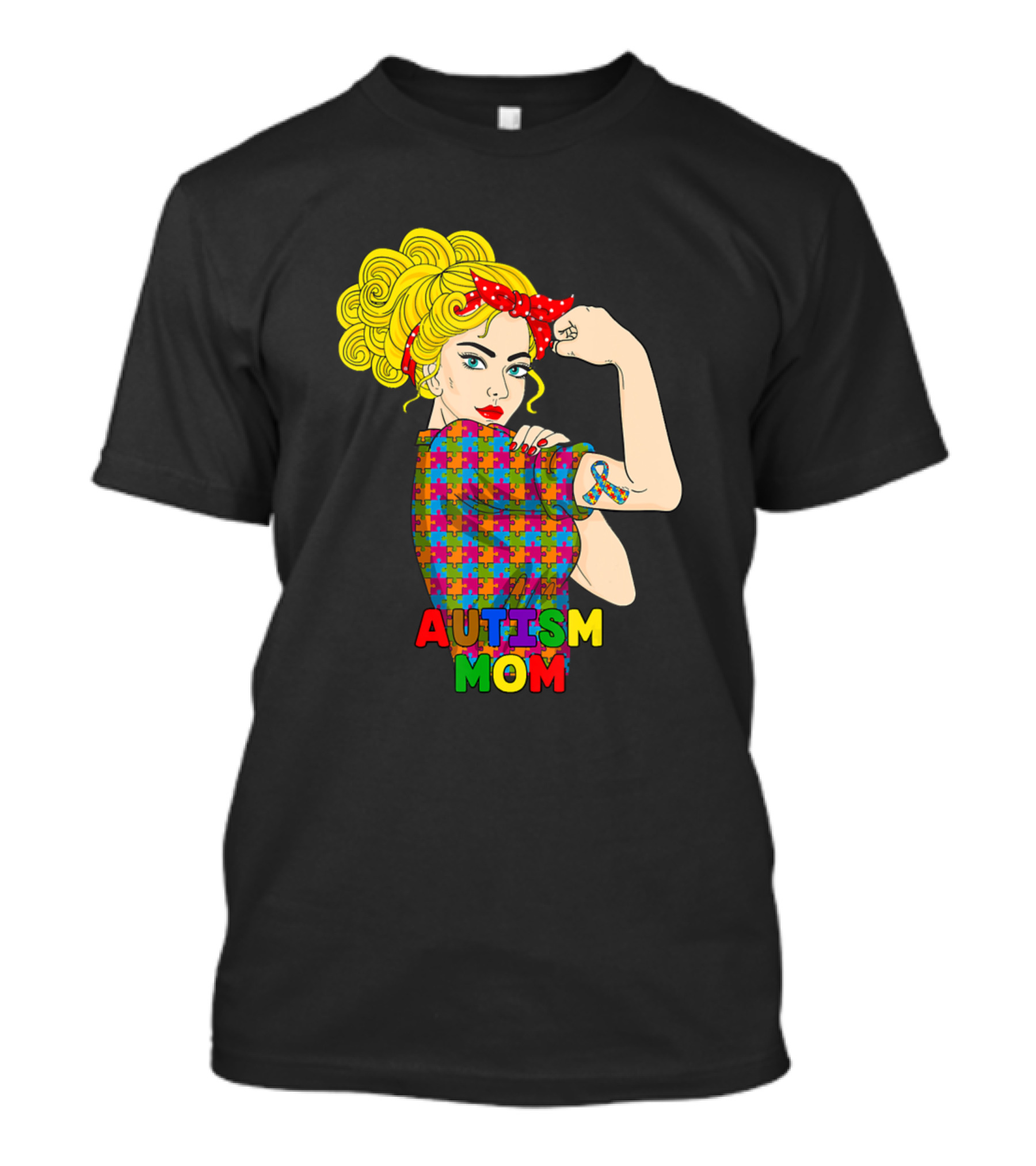 Autism Awareness Kindness Autism Mom Autistic Puzzle T-Shirt