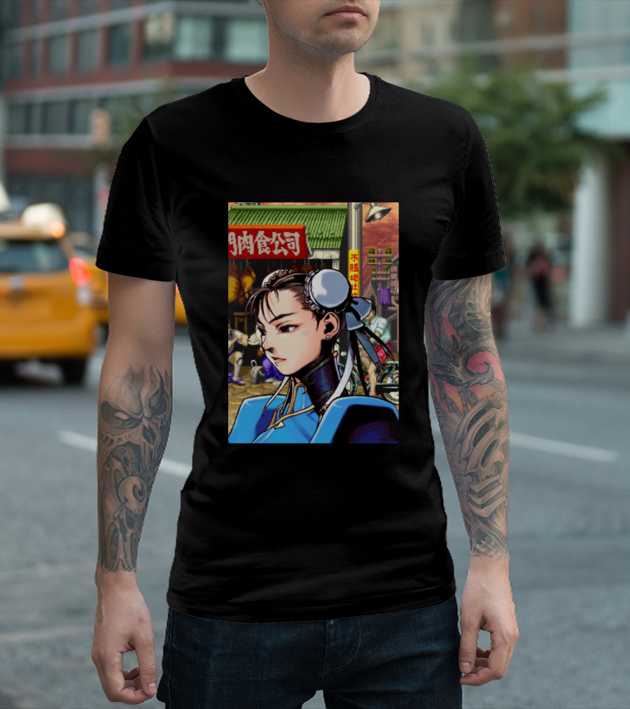 Chun-Li Street Fighter Character T-Shirt
