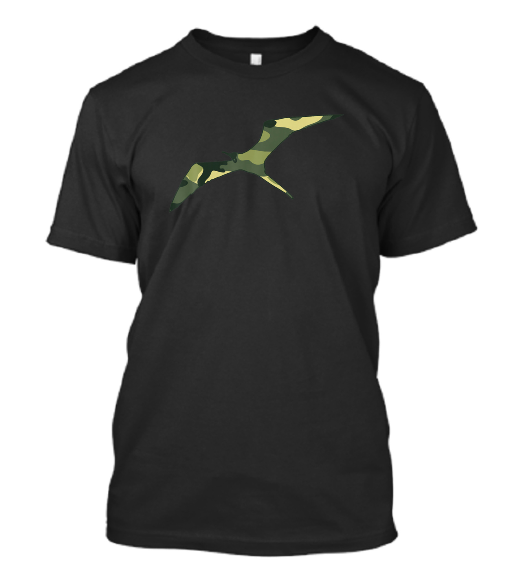 Military Frigatebird Camo Men Print Us Animal Veteran Bird Camouflage T-Shirt
