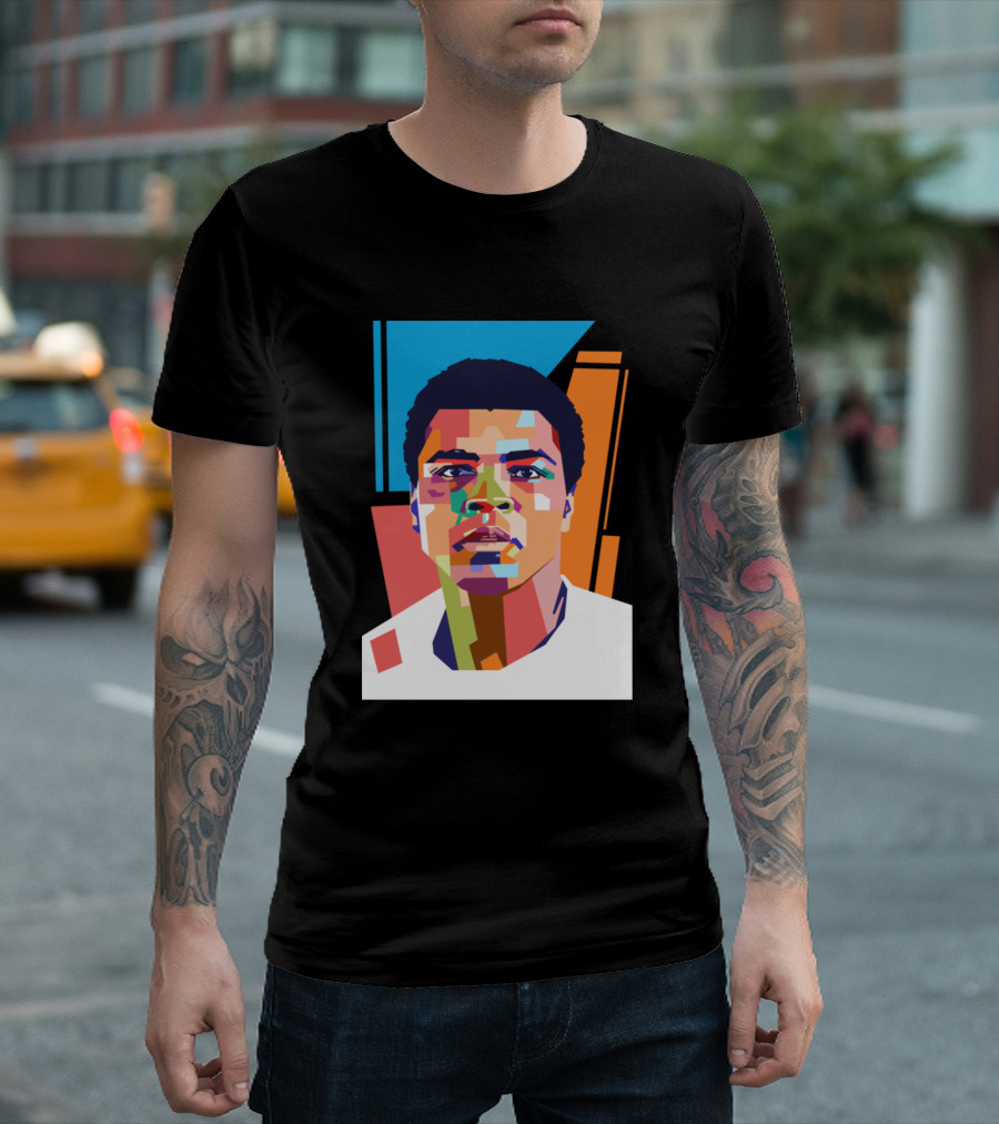 Muhammad Ali Colorful Pop T-Shirt