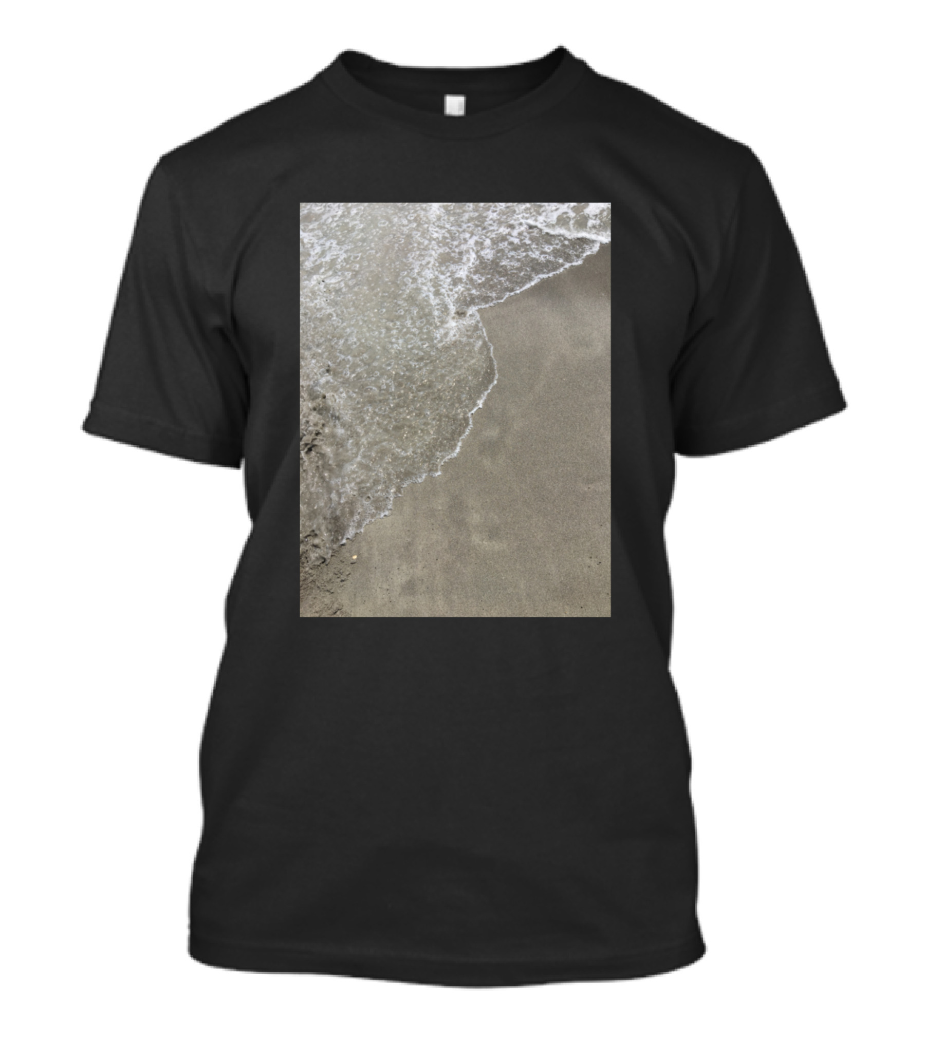 Water As It Touches The Sand Ocean Waves Beach Shoreline T-Shirt