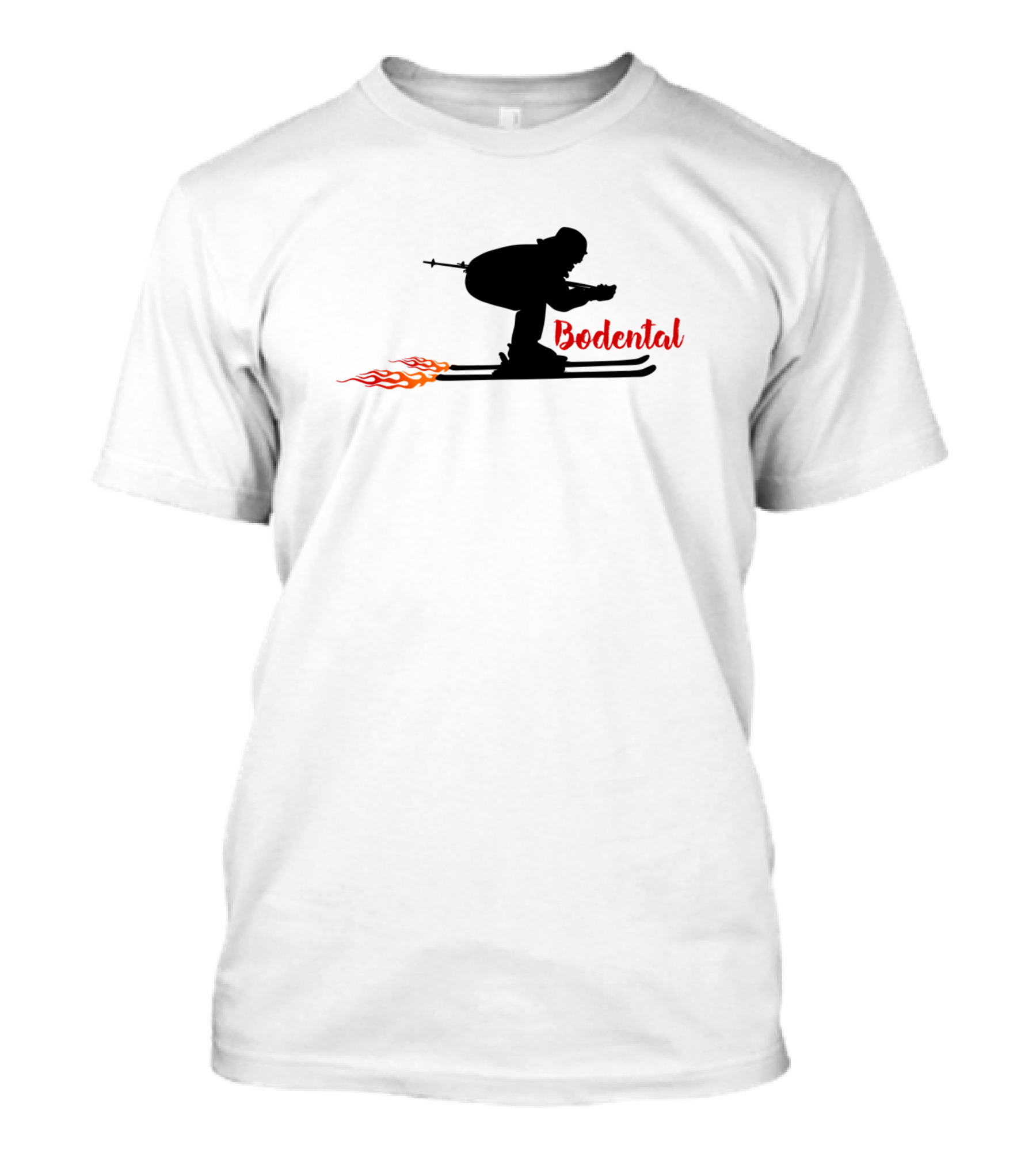 Bodental Austria Skiing Flame Skier T-Shirt