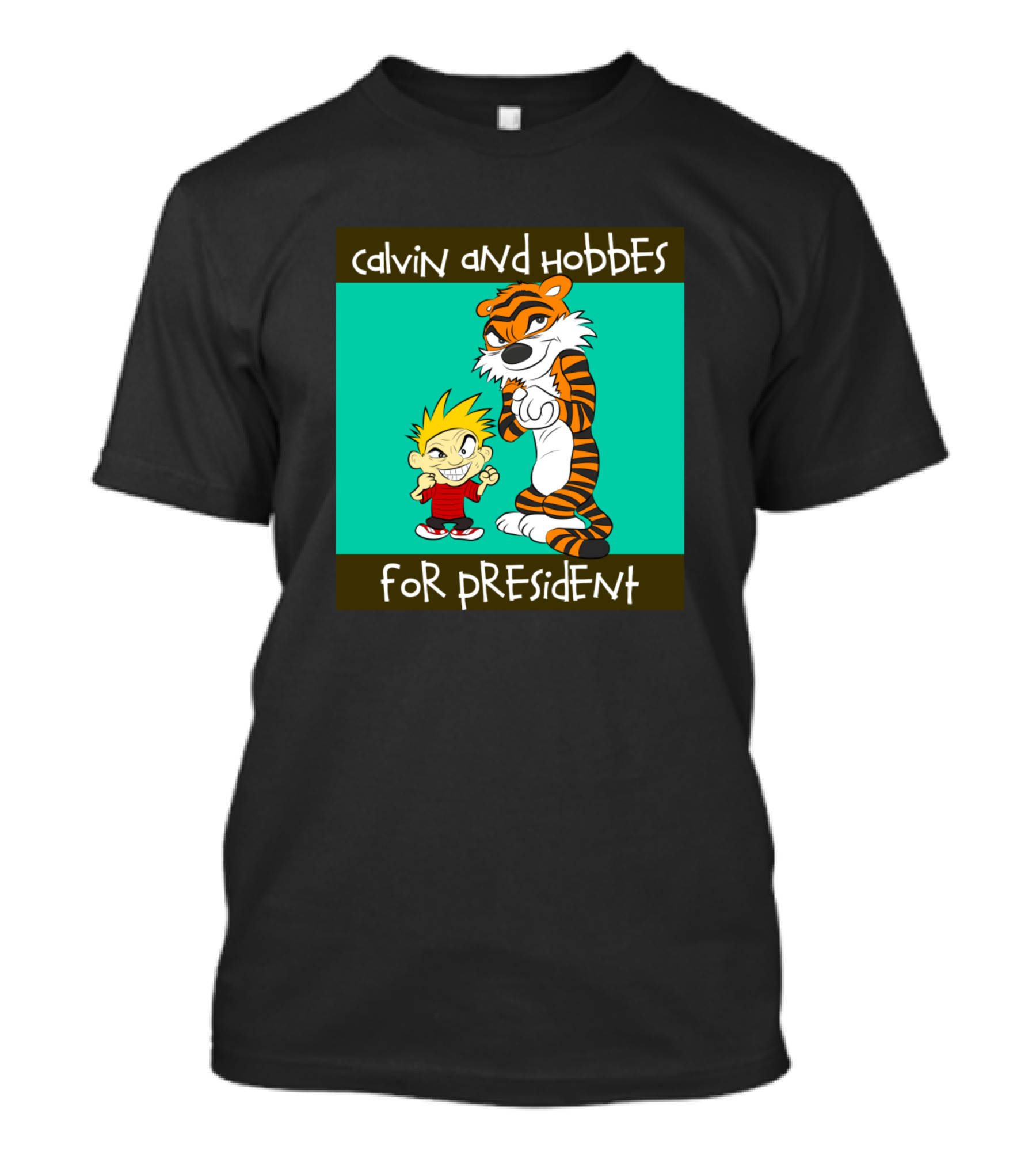 Calvin And Hobbes For President T-Shirt