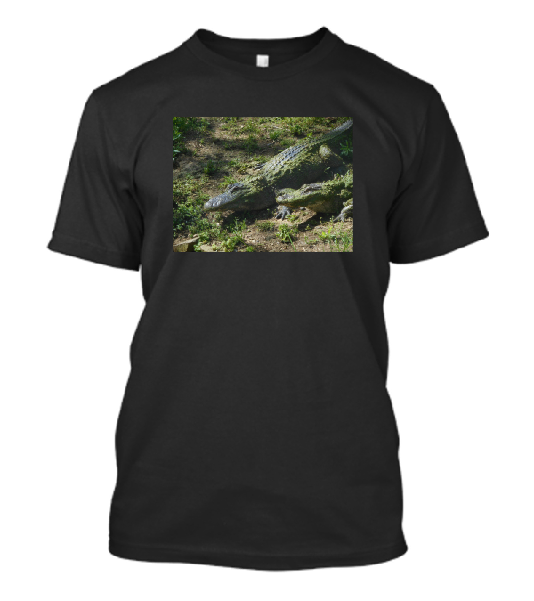 Moss Gators Camouflage Alligator In Natural Habitat T-Shirt