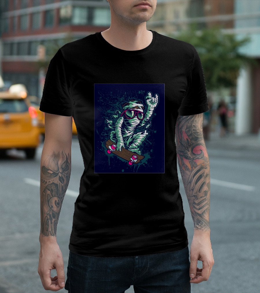 Mummy Return Skater with Sunglasses and Headband T-Shirt