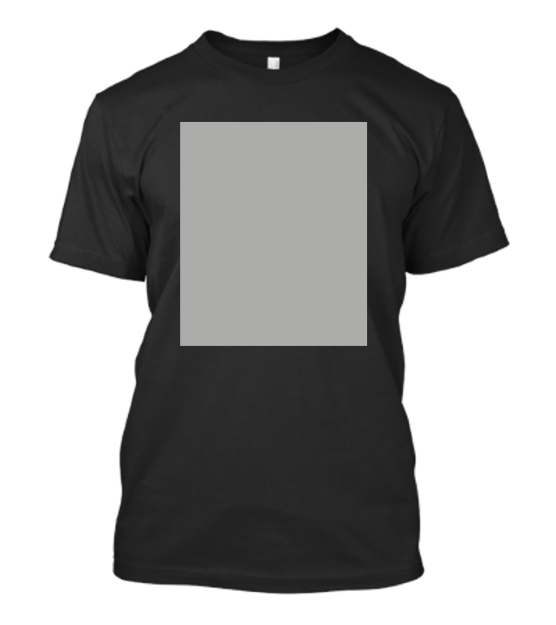 Plain Grey Square T-Shirt