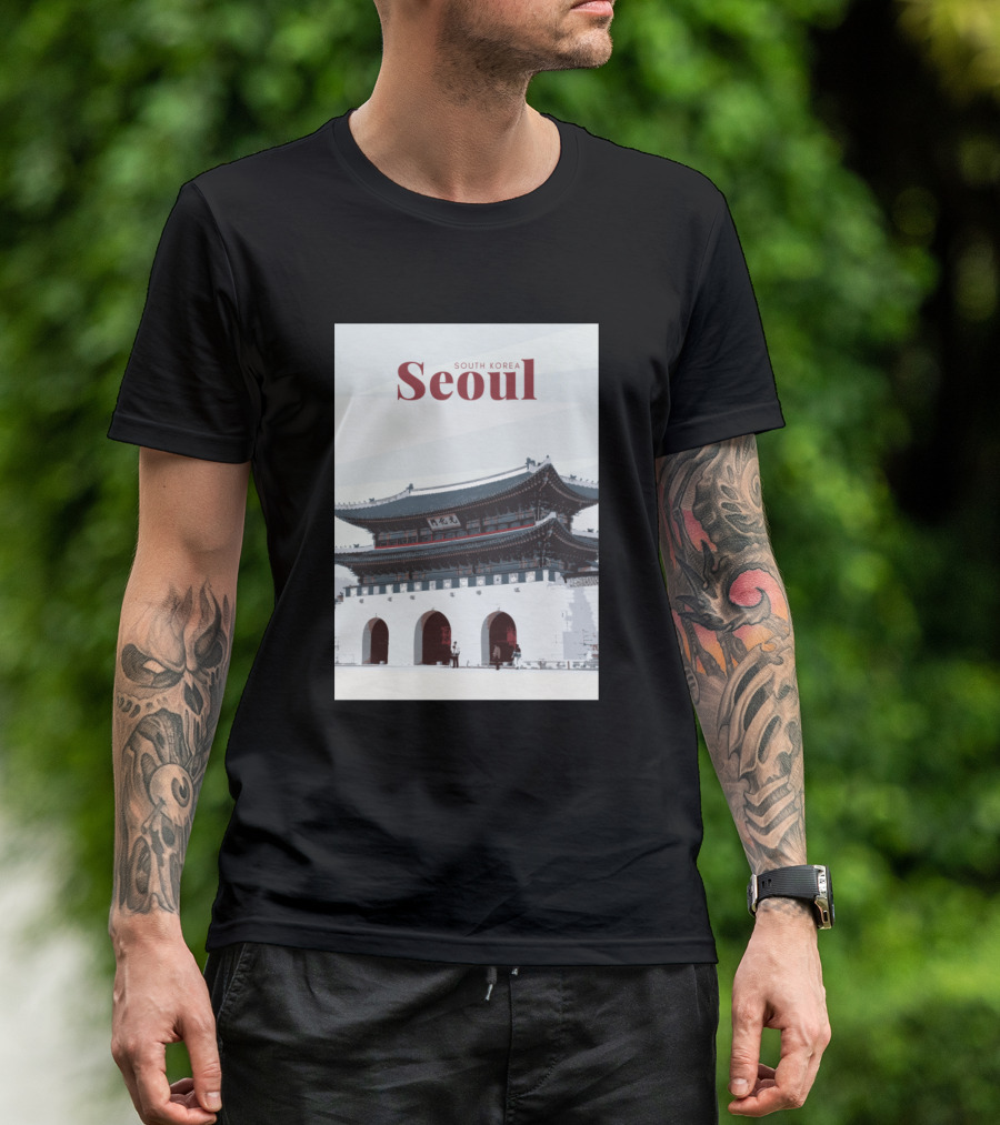 Seoul South Korea Gwanghwamun Gate T-Shirt
