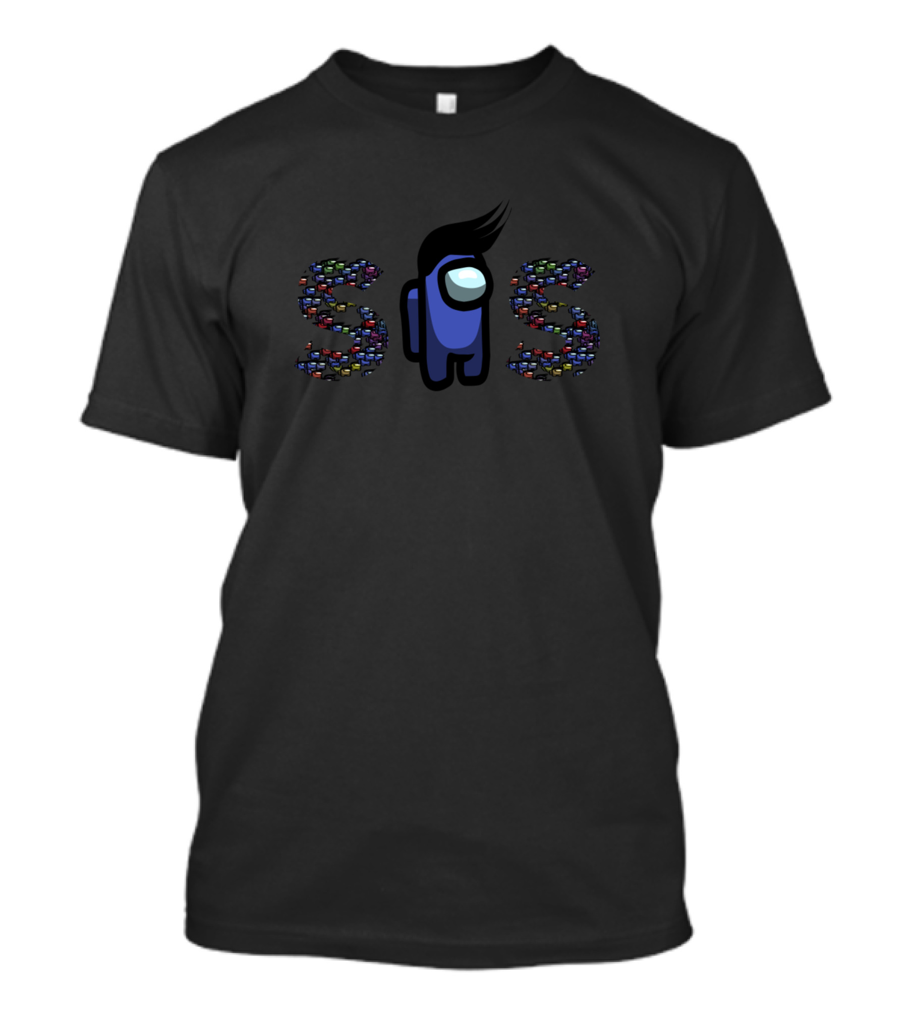 Sus Among Us Crewmate Blue Character T-Shirt