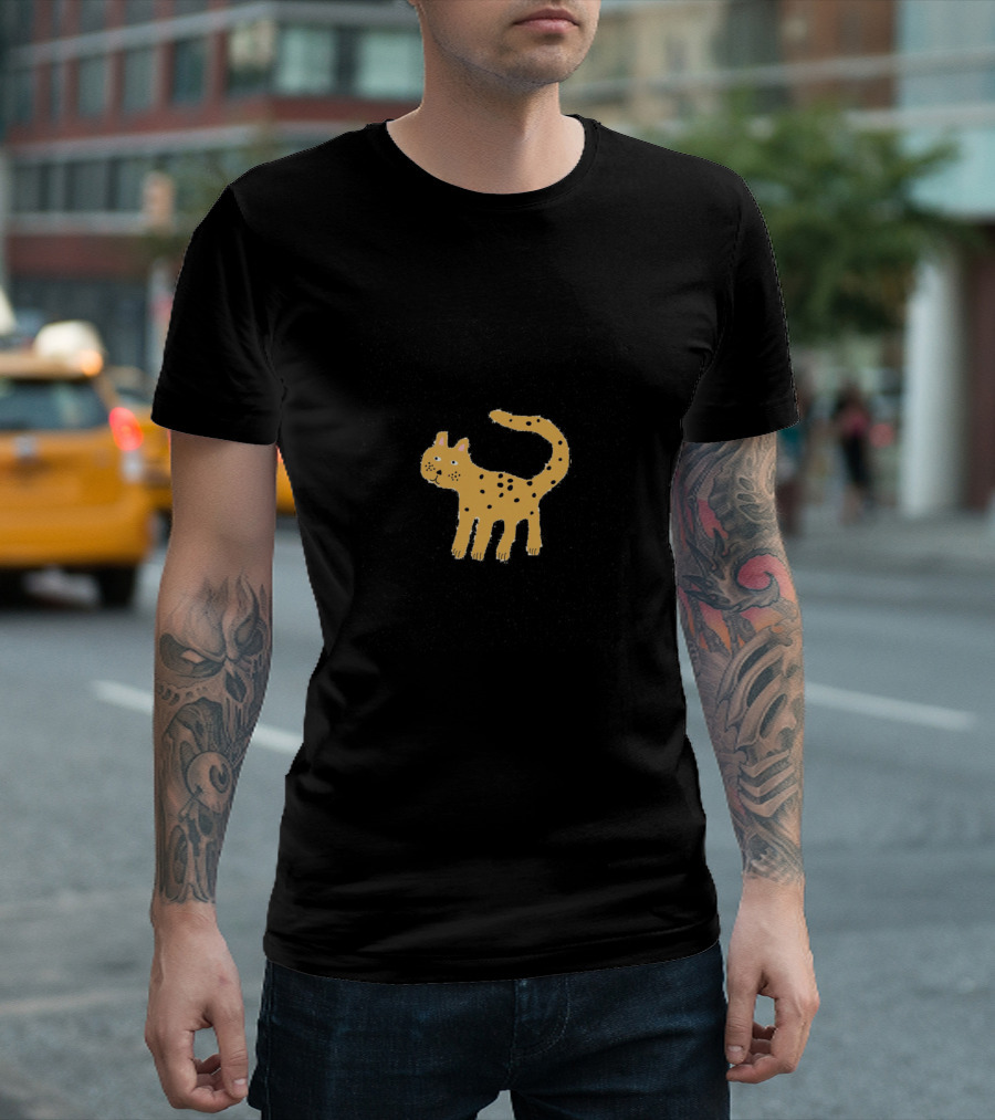 This Little Cheetah Yellow Spotted Cartoon Animal T-Shirt