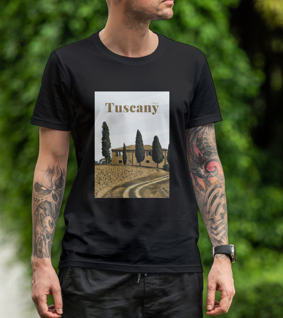 Tuscany Italy Scenic Countryside Landscape T-Shirt