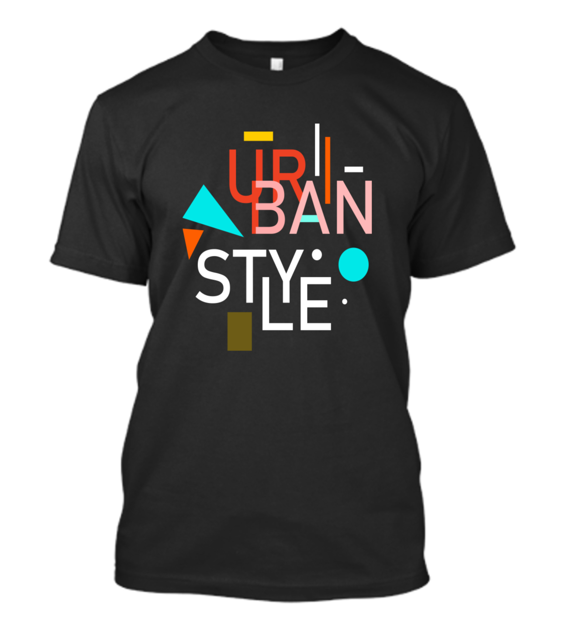 Ur Ban Style Geometric Shapes Modern T-Shirt