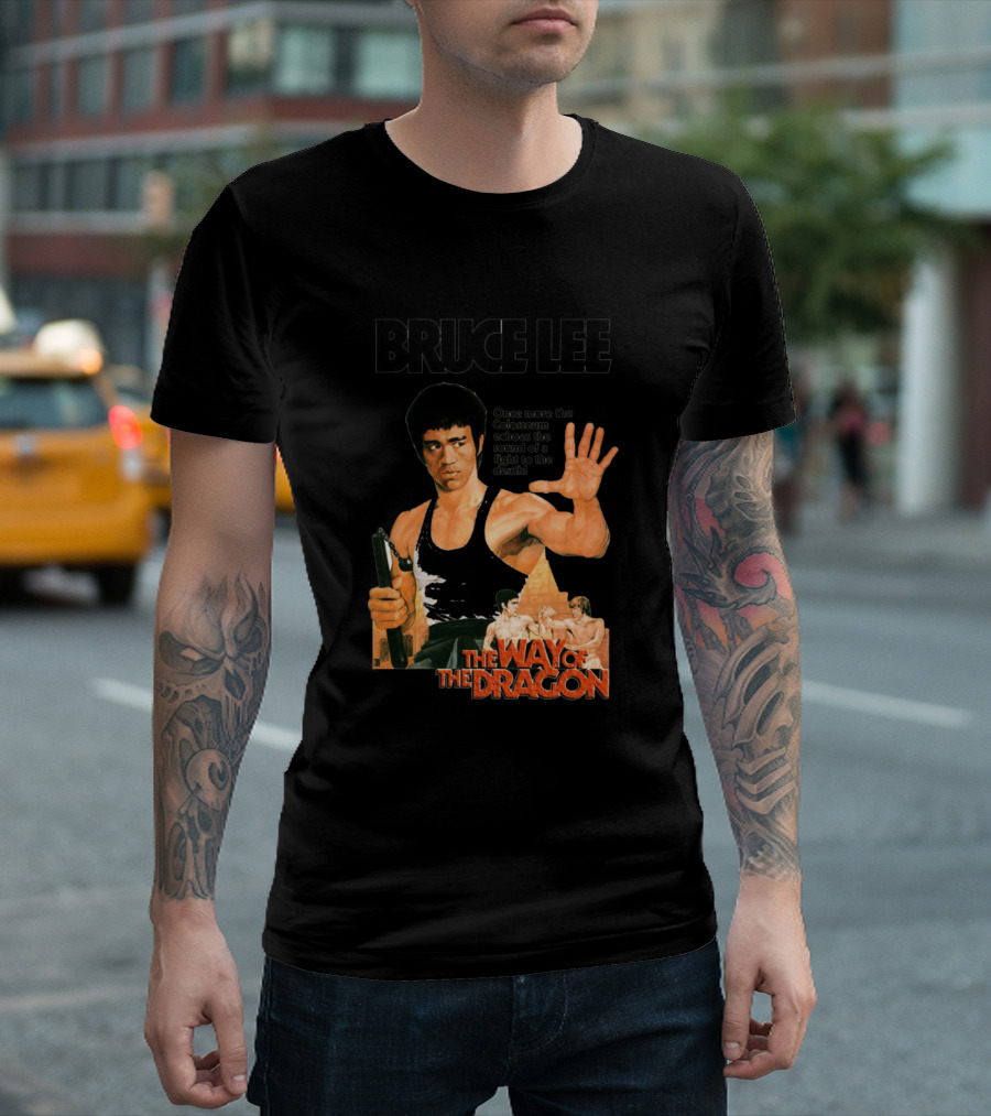 Bruce Lee Once More The Colosseum Echoes The Way Of The Dragon T-Shirt