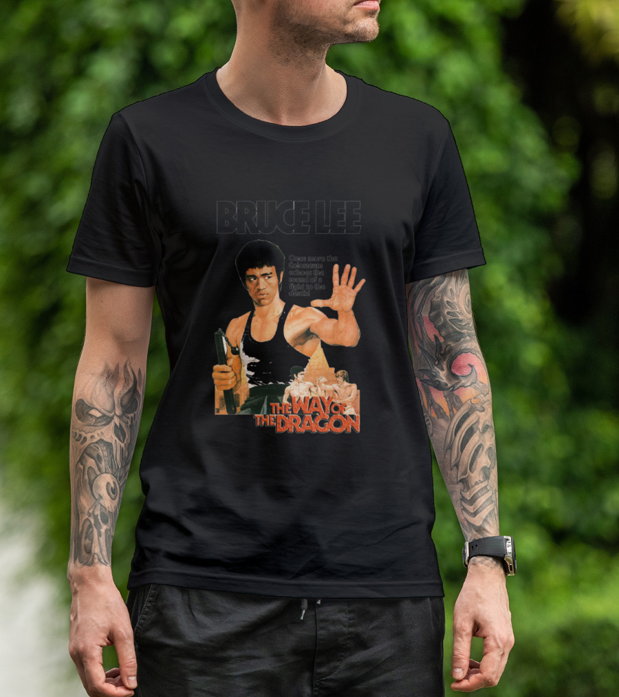 Bruce Lee Once More The Colosseum Echoes The Way Of The Dragon T-Shirt