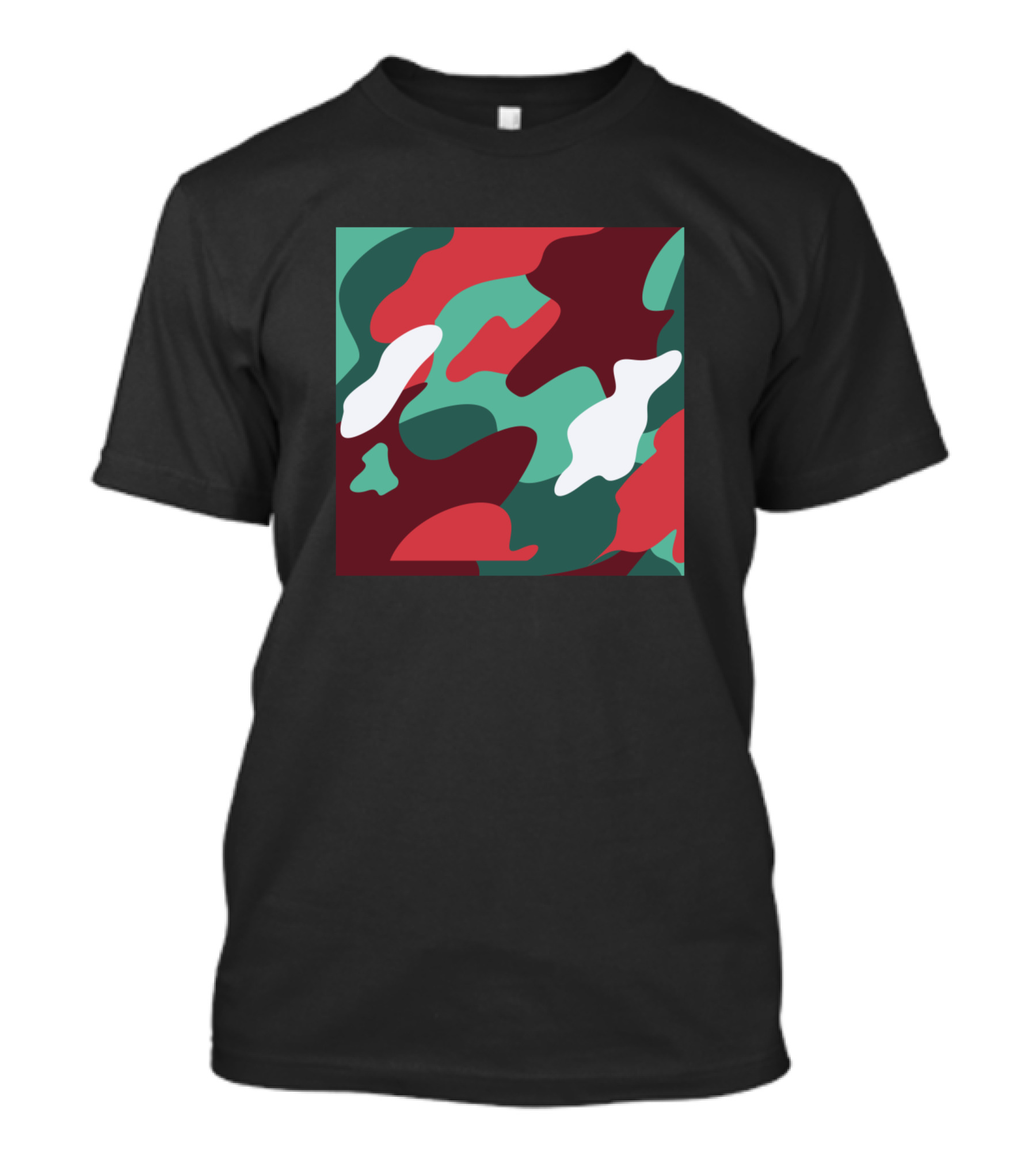 Christmas Colors Camouflage T-Shirt