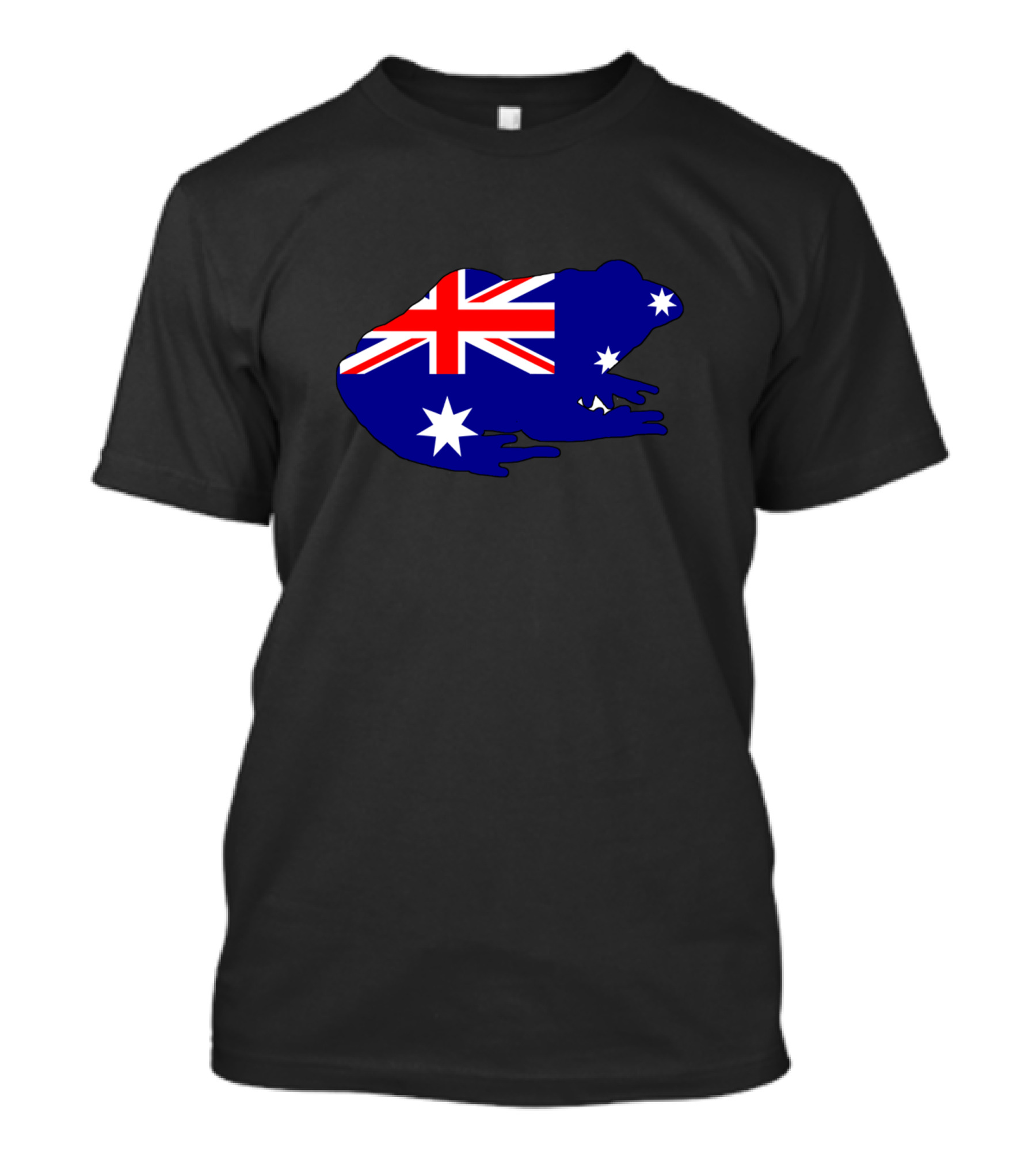 Australian Flag Silhouette Frog T-Shirt