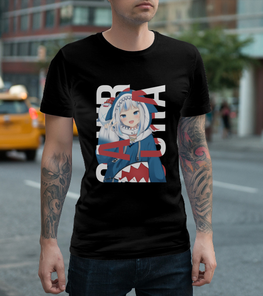 Gawr Gura Chum Buddy Vtuber T-Shirt