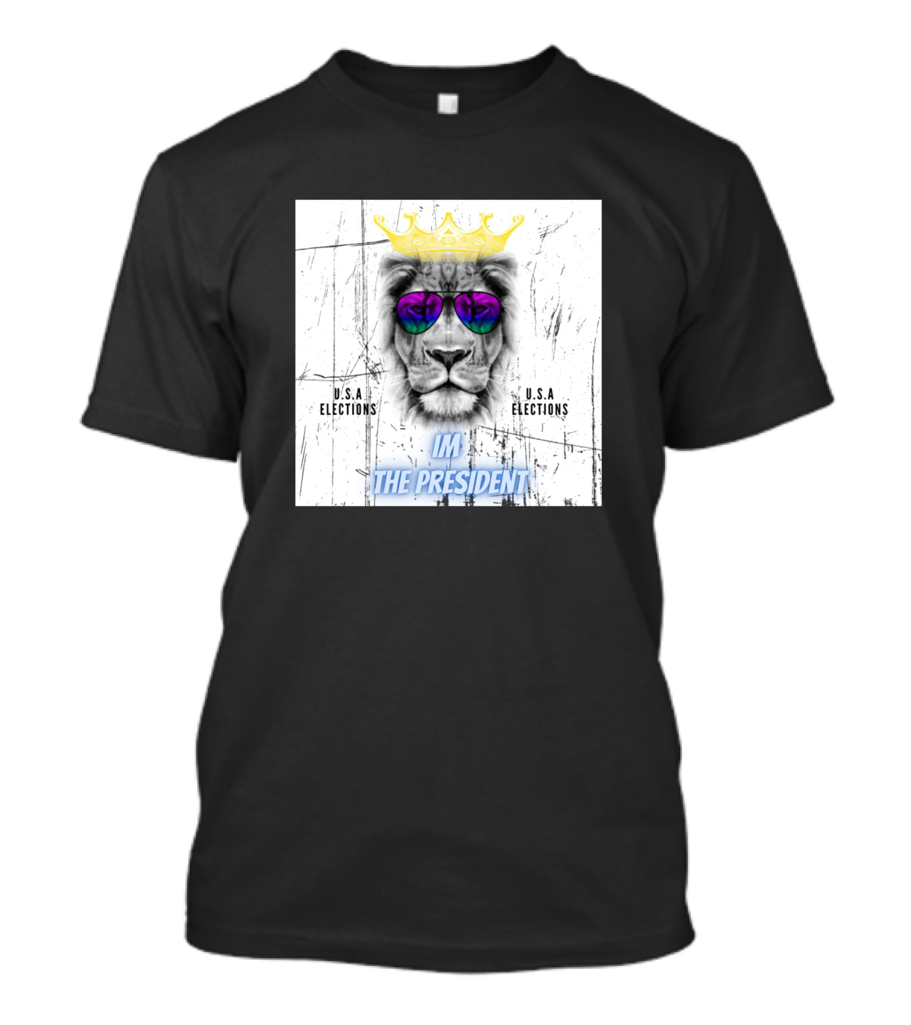 U.S.A Elections Lion Crown Im The President T-Shirt