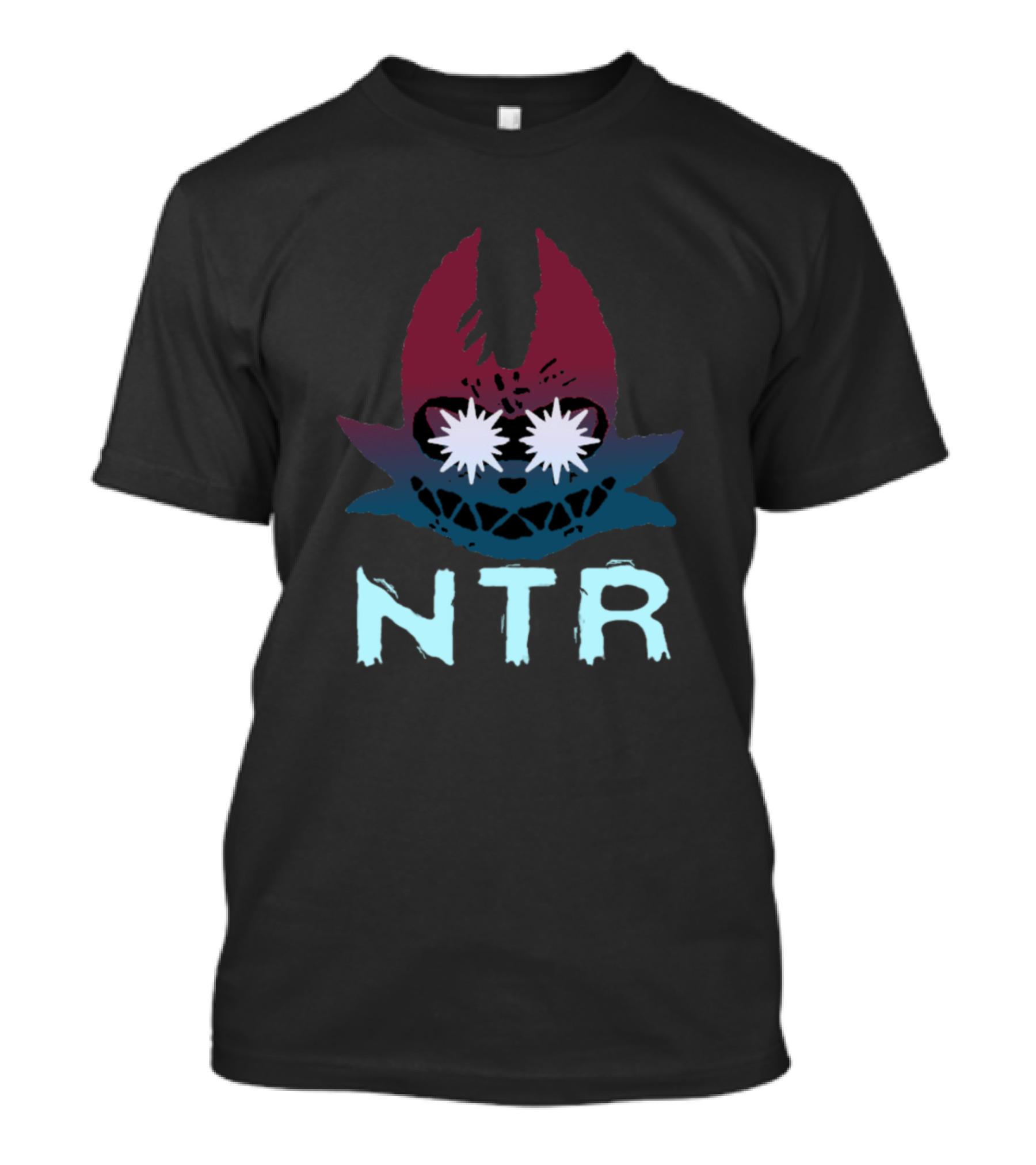 NTR Spooky Night Terror Creature Face In The Woods T-Shirt