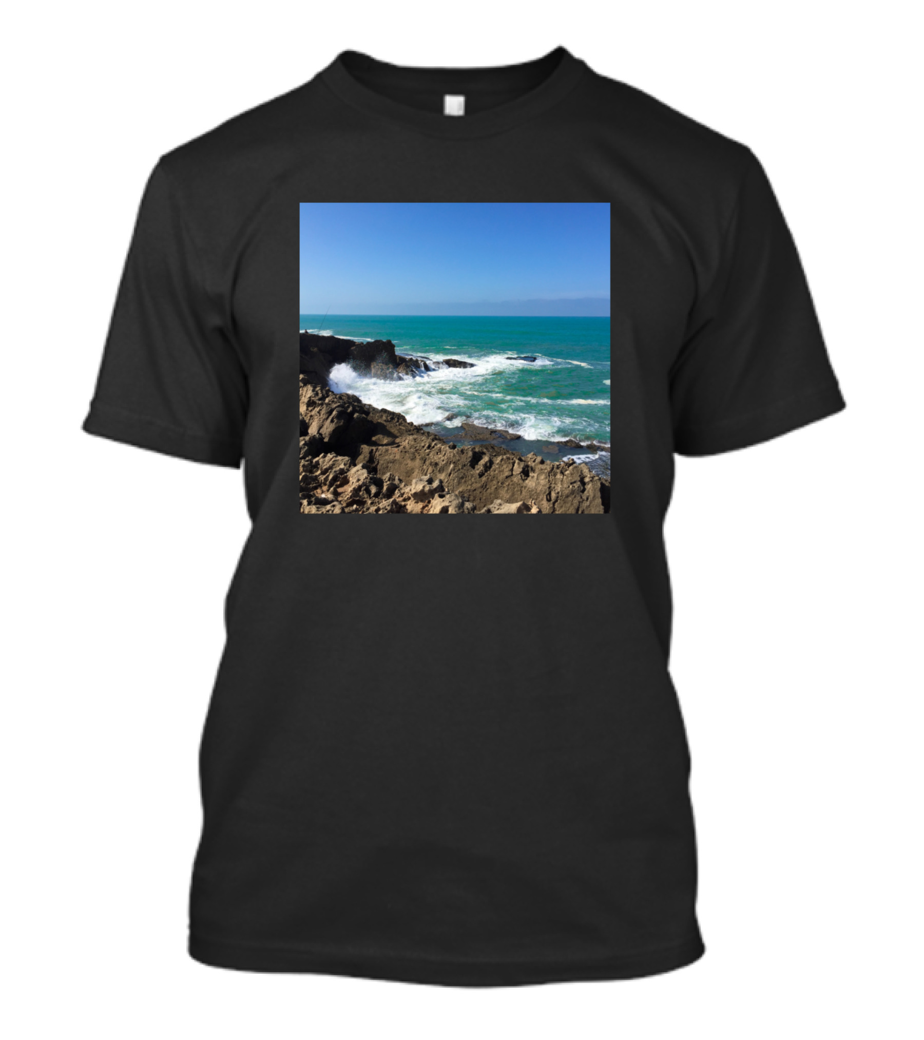 Spectacular Scenic View Of Natural Atlantic Coastline T-Shirt
