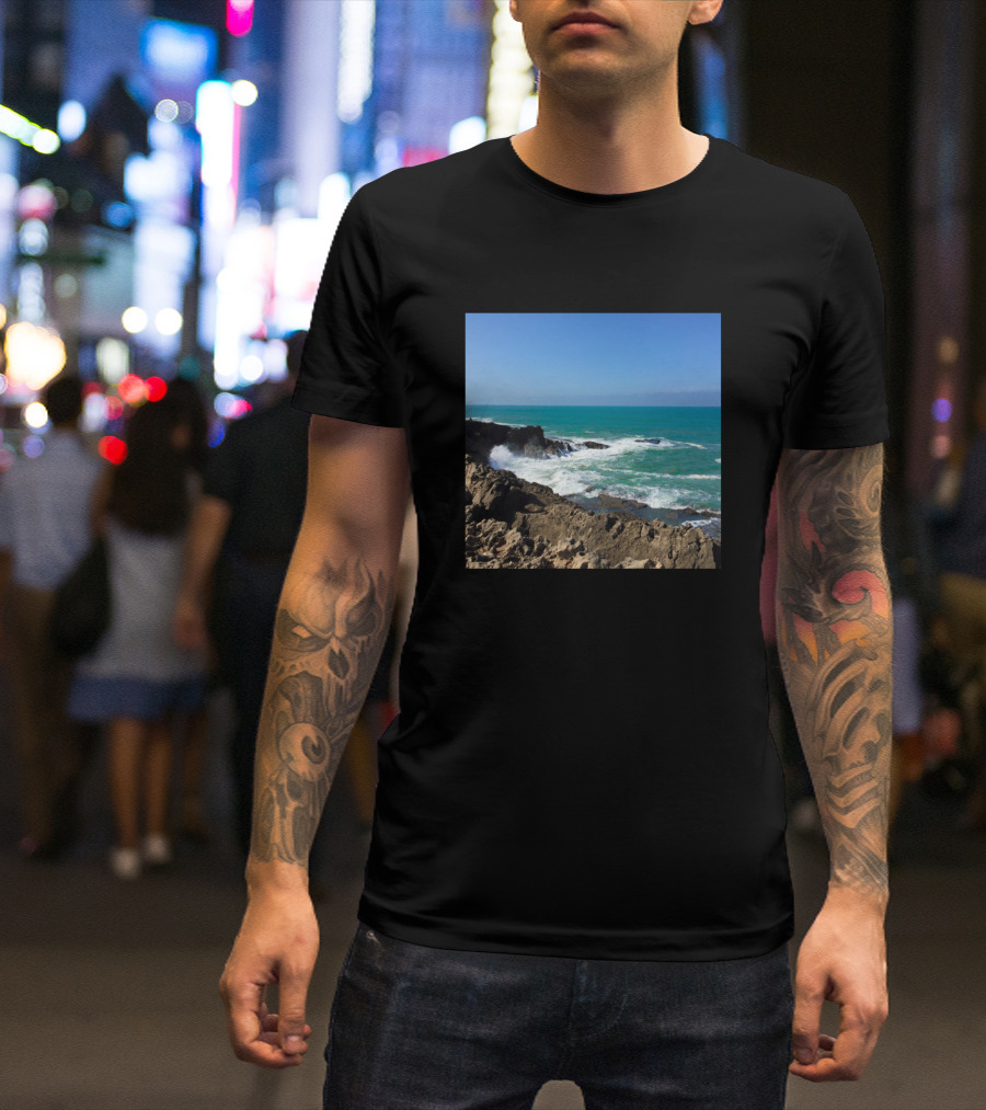 Spectacular Scenic View Of Natural Atlantic Coastline T-Shirt