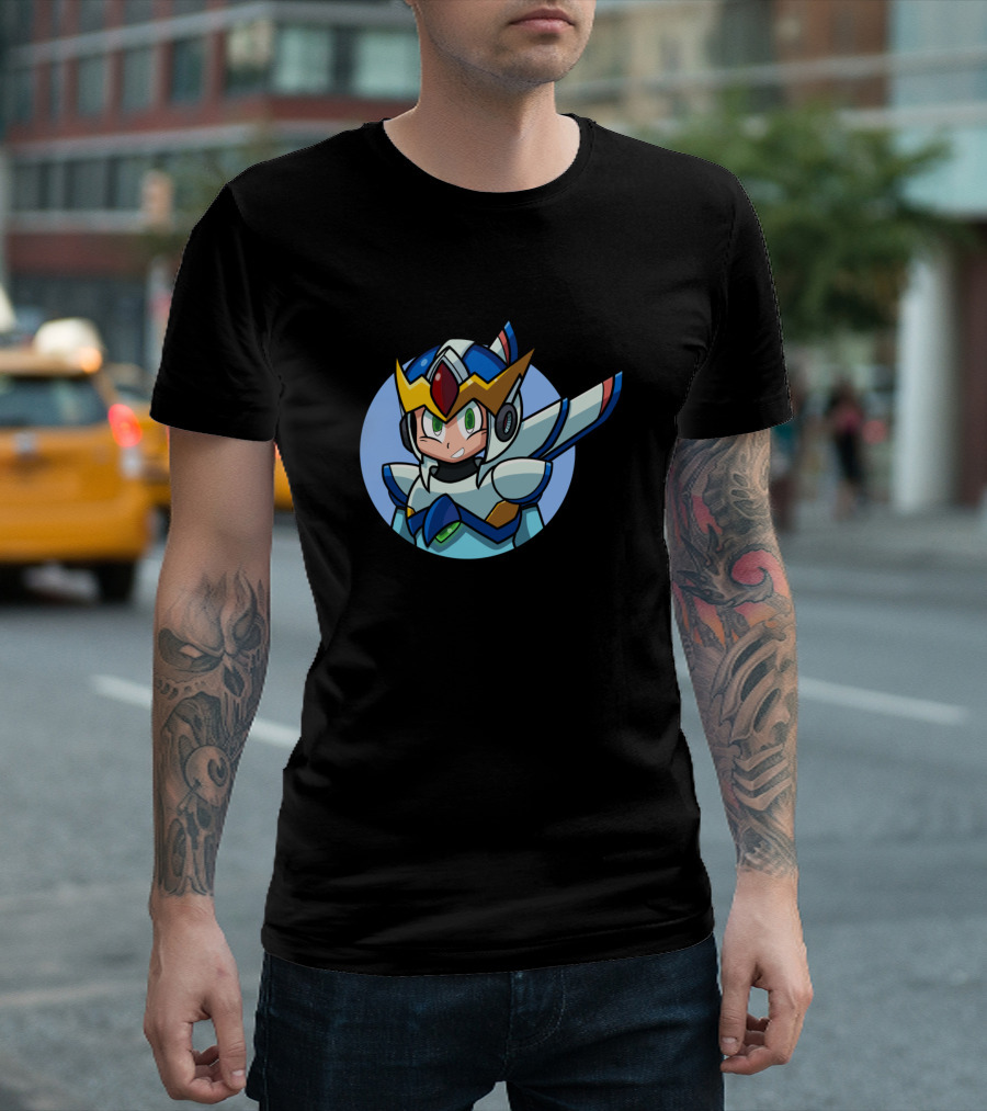 Falcon Armor Mega Man X Series Character T-Shirt