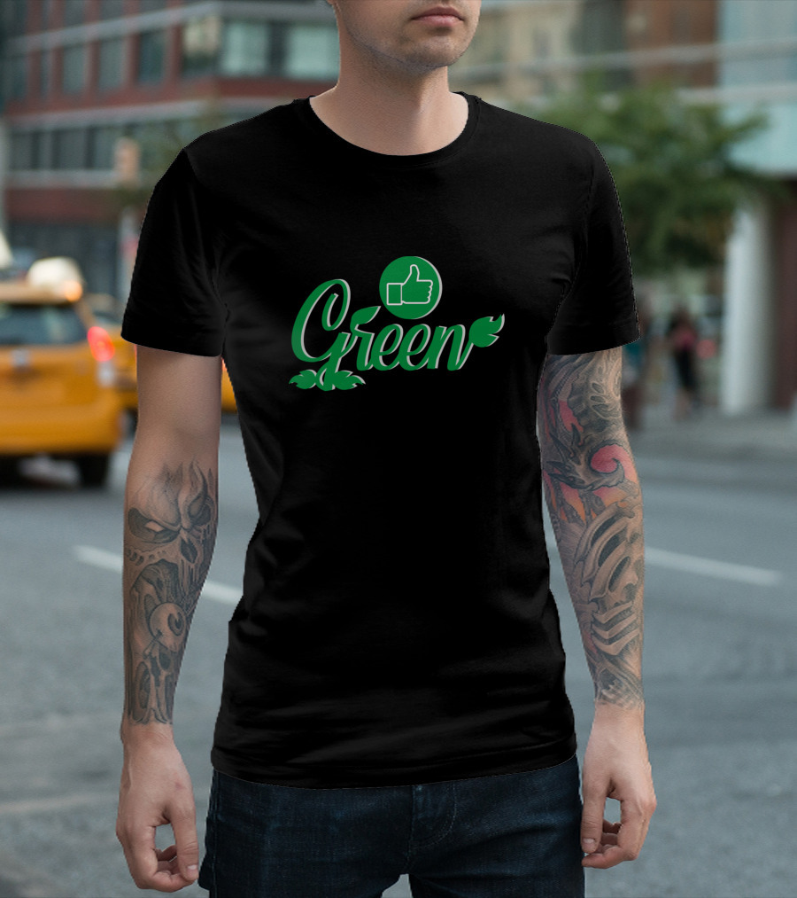 Green Thumbs Up Likes T-Shirt
