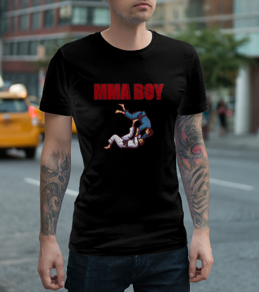 MMA Boy Mixed Martial Arts Grappling Action T-Shirt