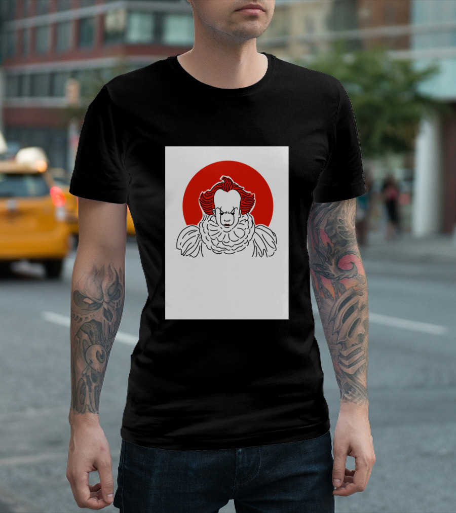 Pennywise Red Circle Clown T-Shirt