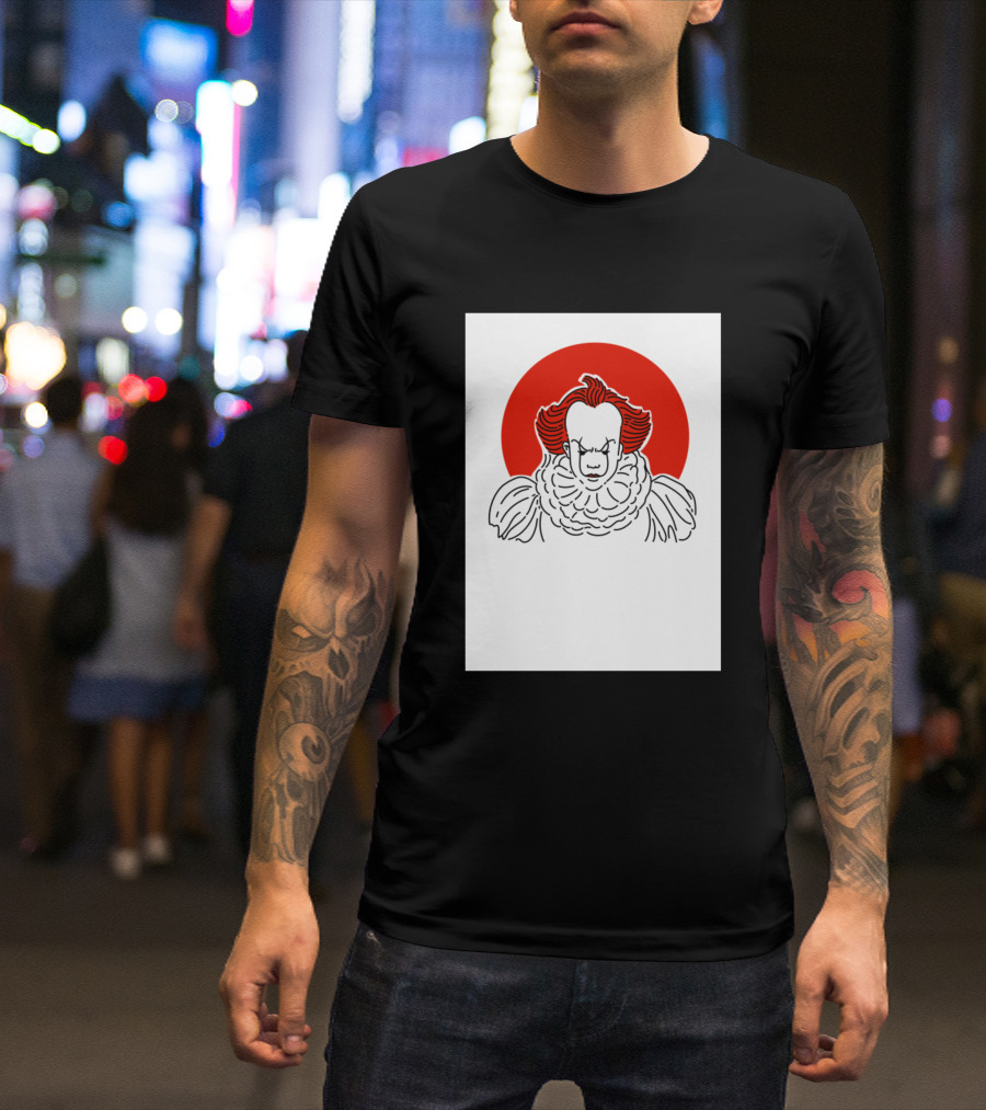 Pennywise Red Circle Clown T-Shirt