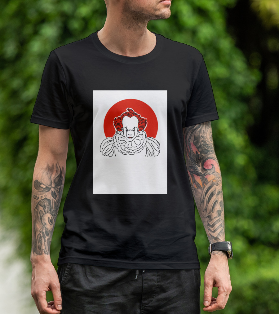 Pennywise Red Circle Clown T-Shirt