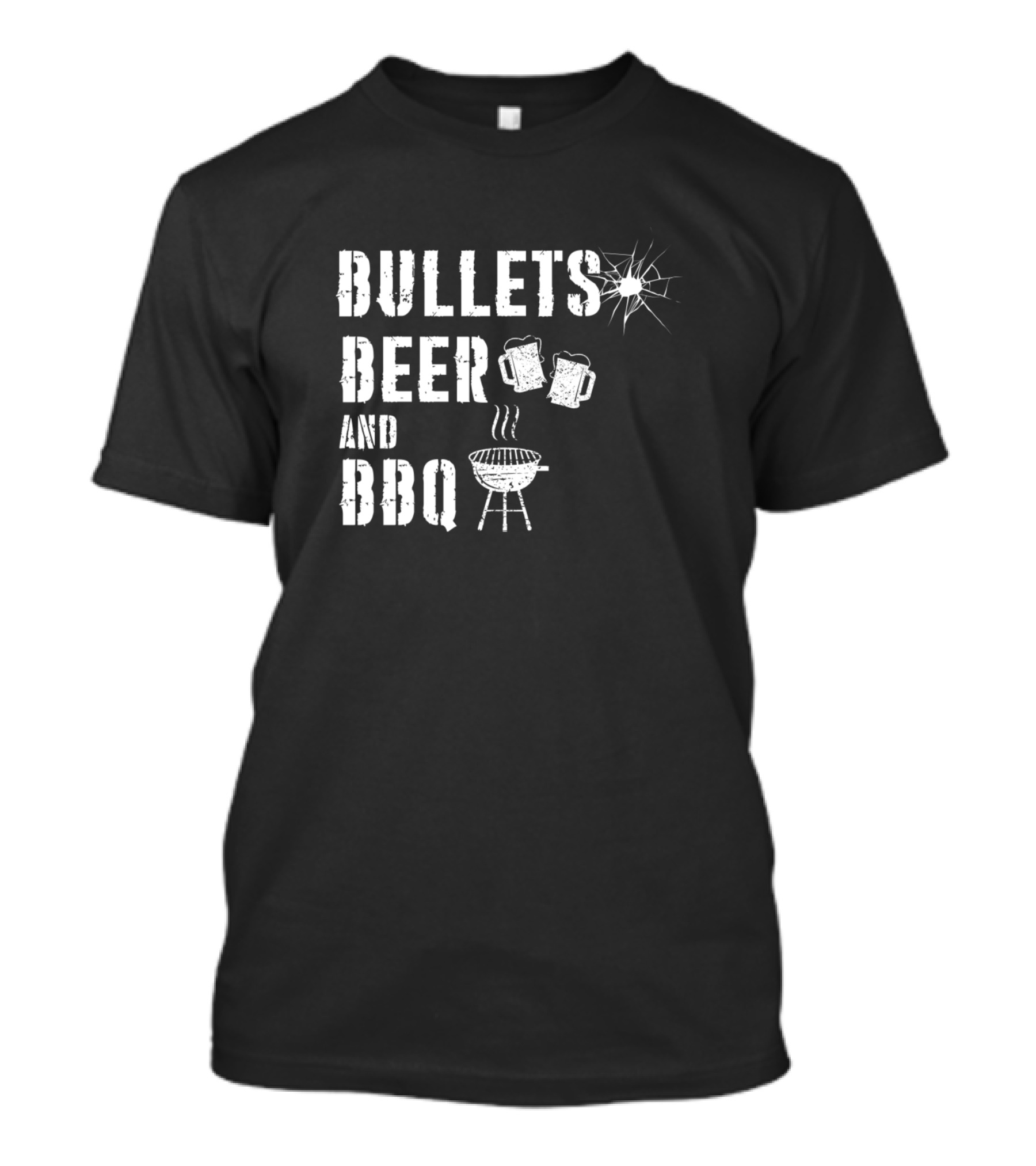 Bullet's Beer And BBQ Party With Grill Time T-Shirt