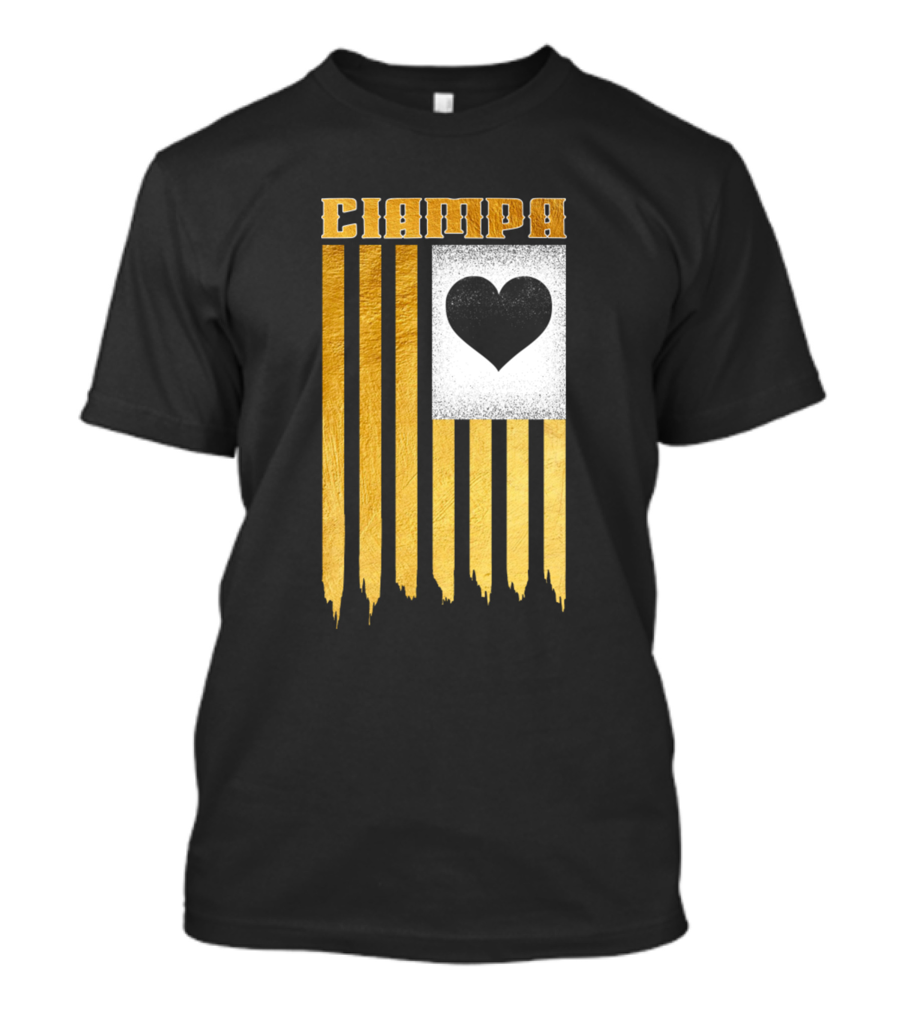 Ciampa Gold Heart Flag T-Shirt