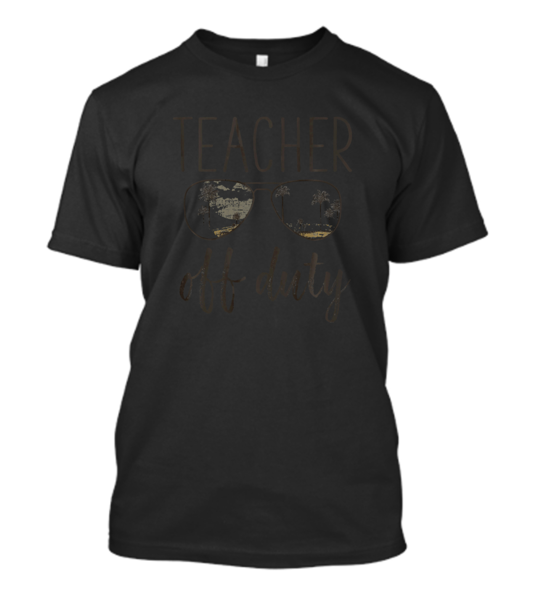 Teacher Off Duty Summer Sunglasses Beach Vibes T-Shirt