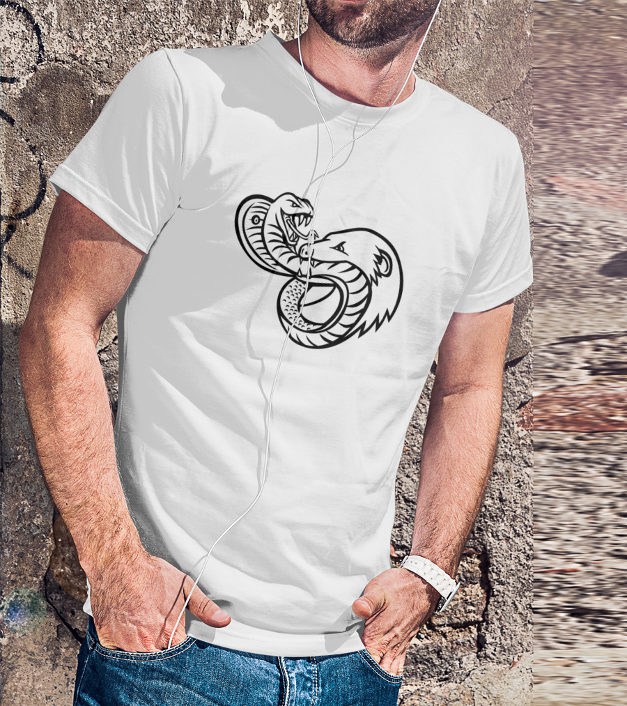 King Cobra Snake And Mongoose Fierce Battle T-Shirt