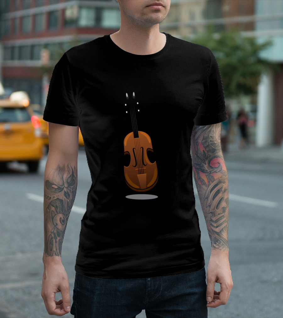 Violin Icon Classic Instrument T-Shirt