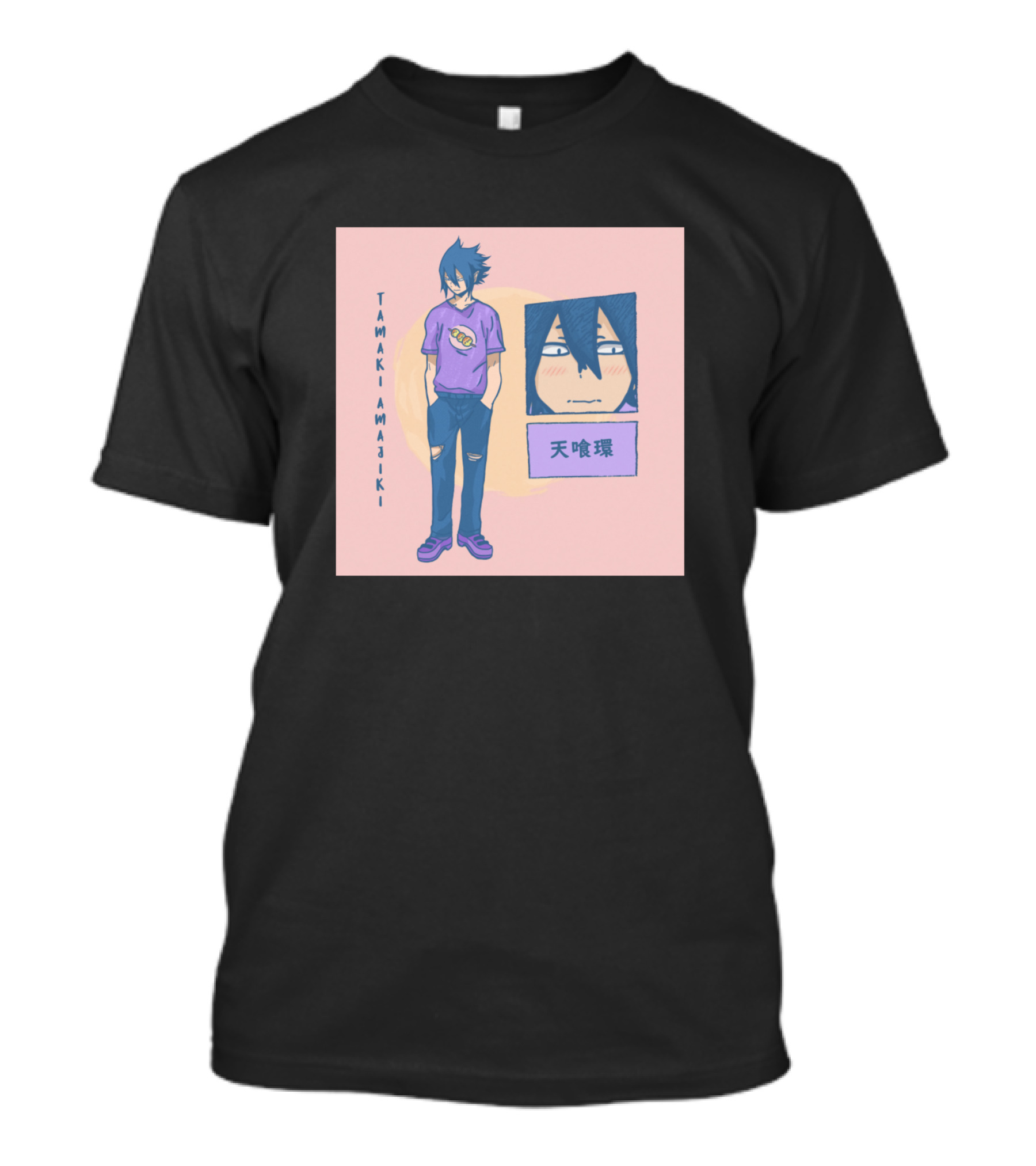 Tamaki Amajiki Aesthetic Anime Style Character T-Shirt