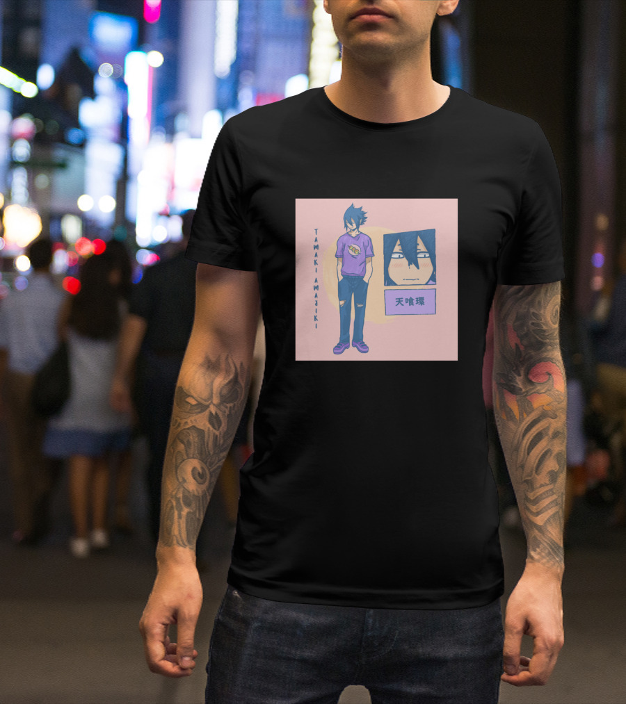Tamaki Amajiki Aesthetic Anime Style Character T-Shirt