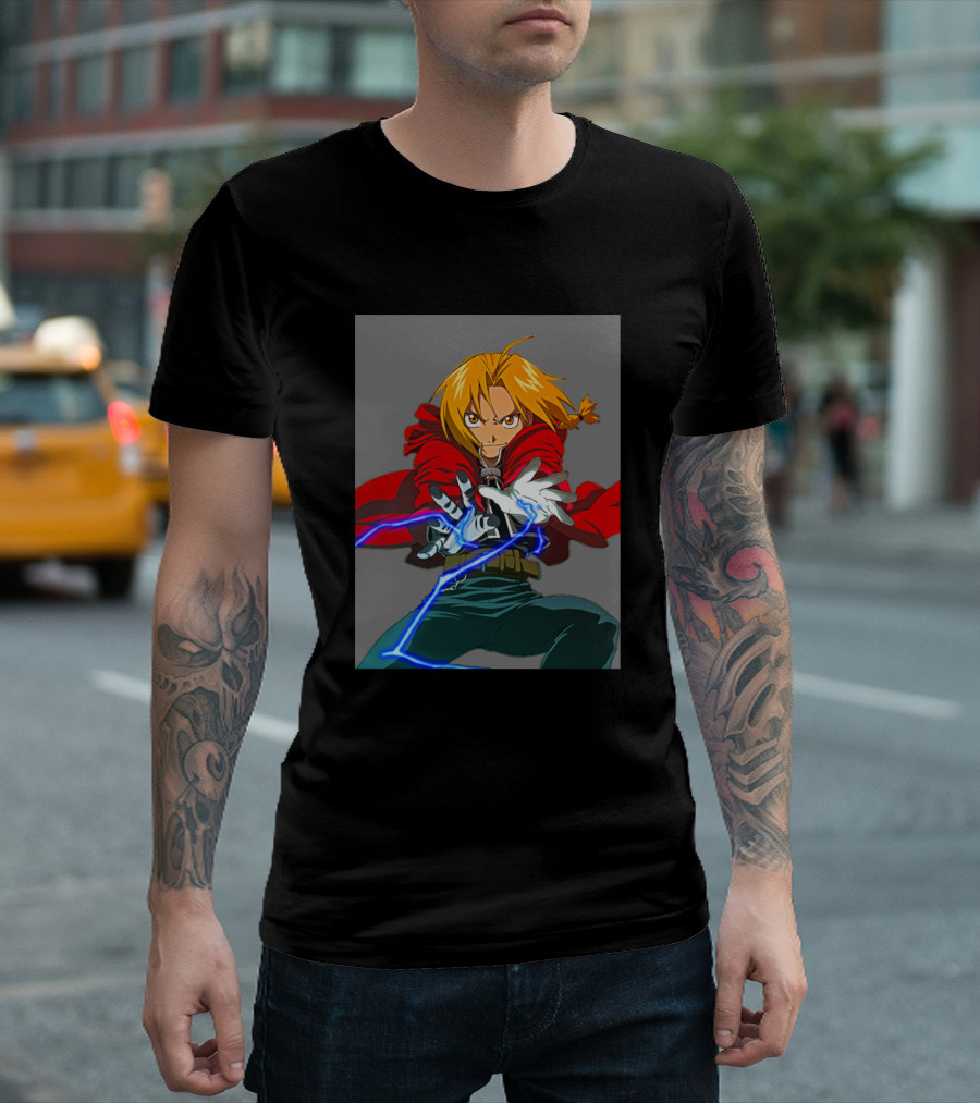 Edward Elric Fullmetal Alchemist Lightning Alchemy Power T-Shirt