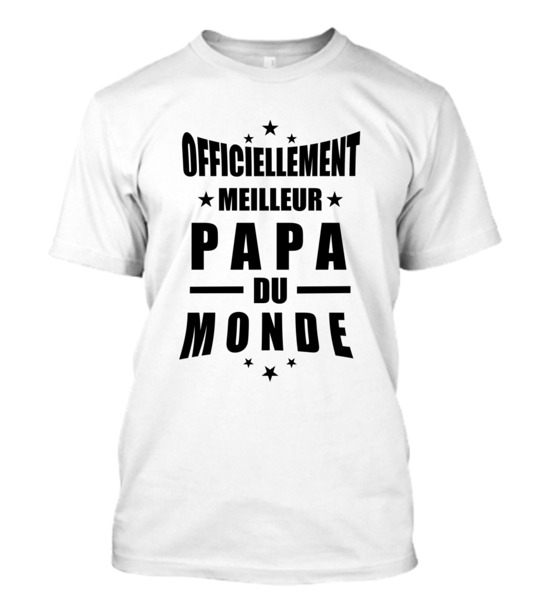 Officiellement Meilleur Papa Du Monde T-Shirt