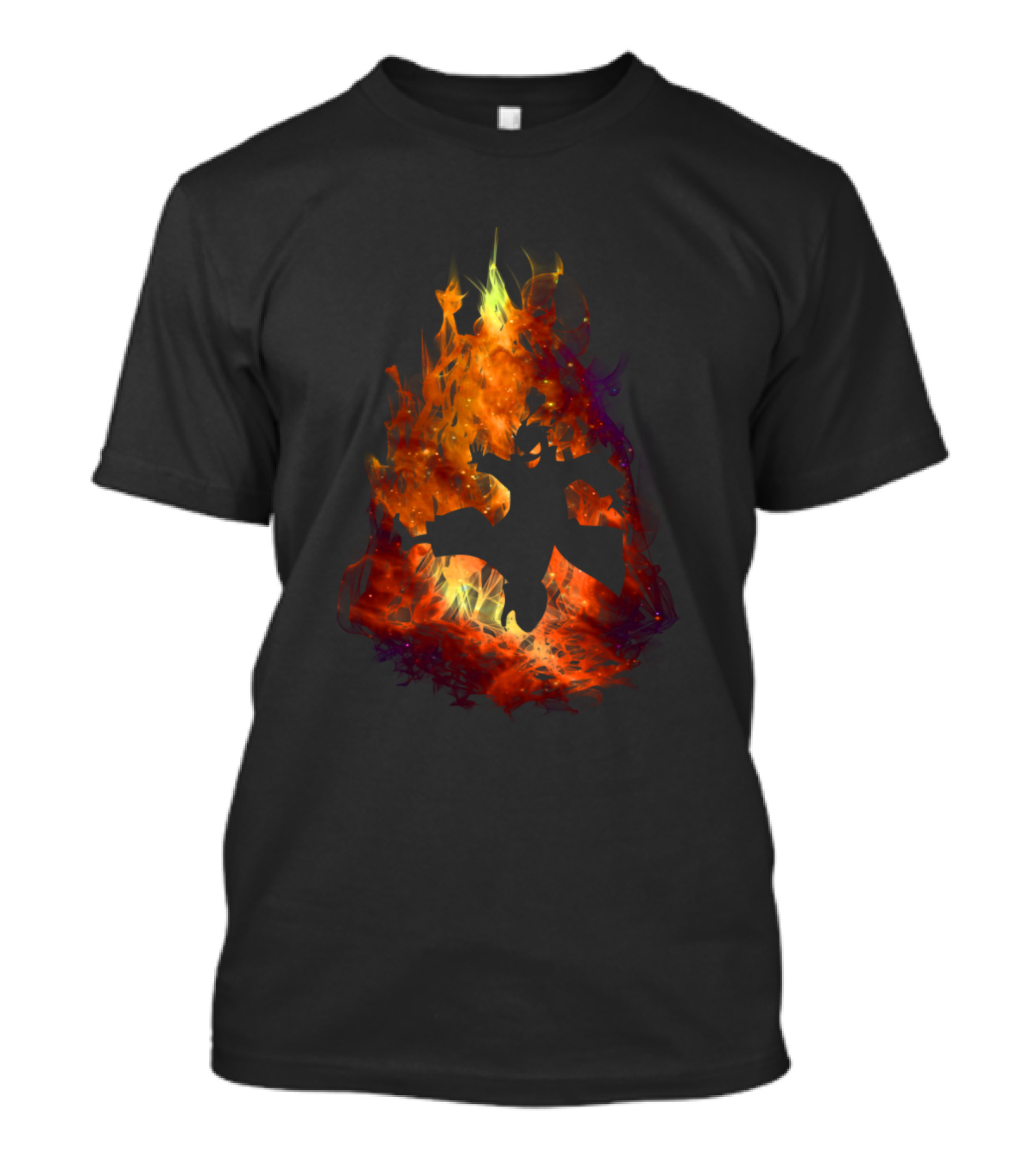 Fire Force Shinra Kusakabe Fiery Silhouette Jump T-Shirt