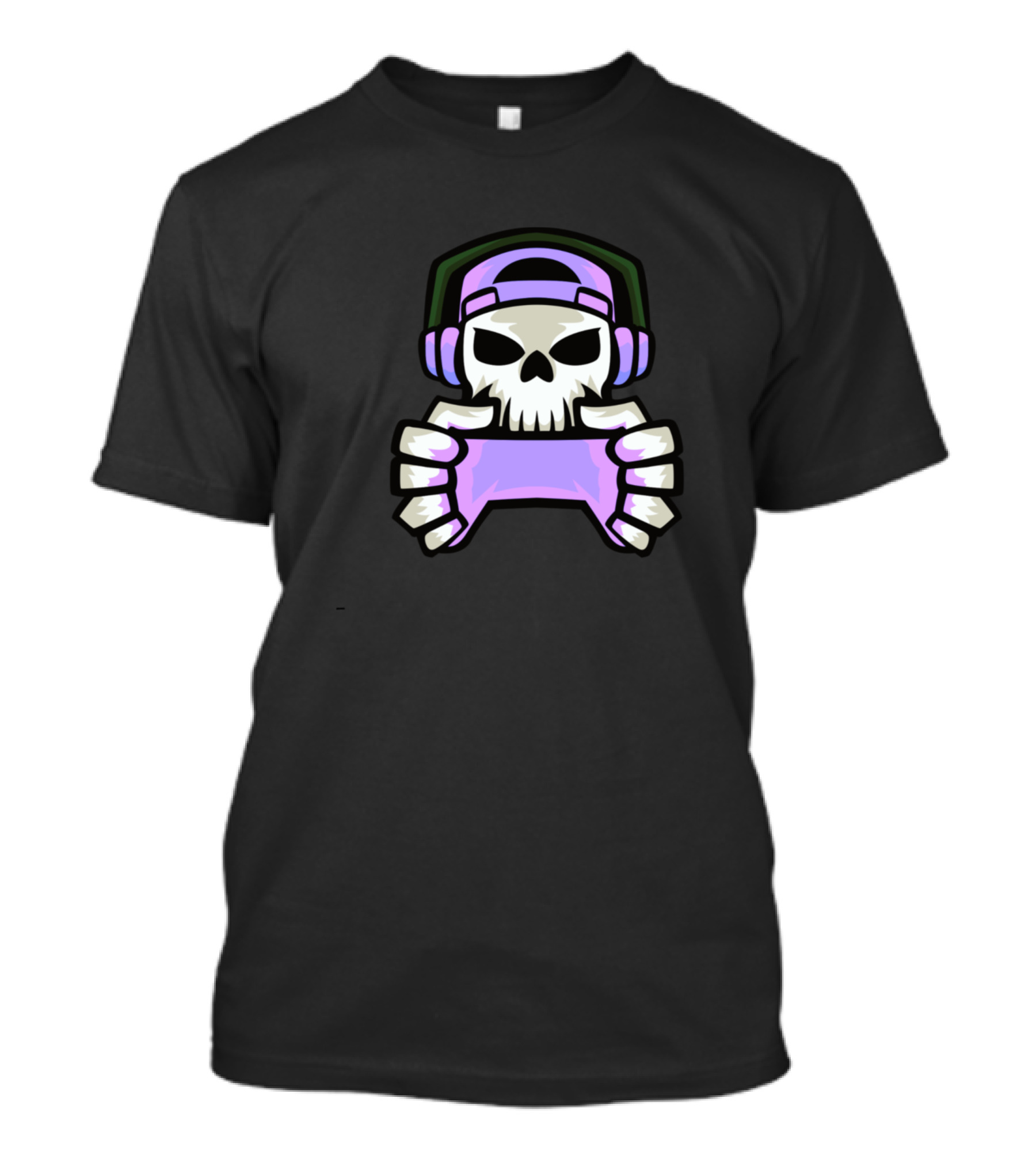Skeleton Gamer Headphones Controller T-Shirt
