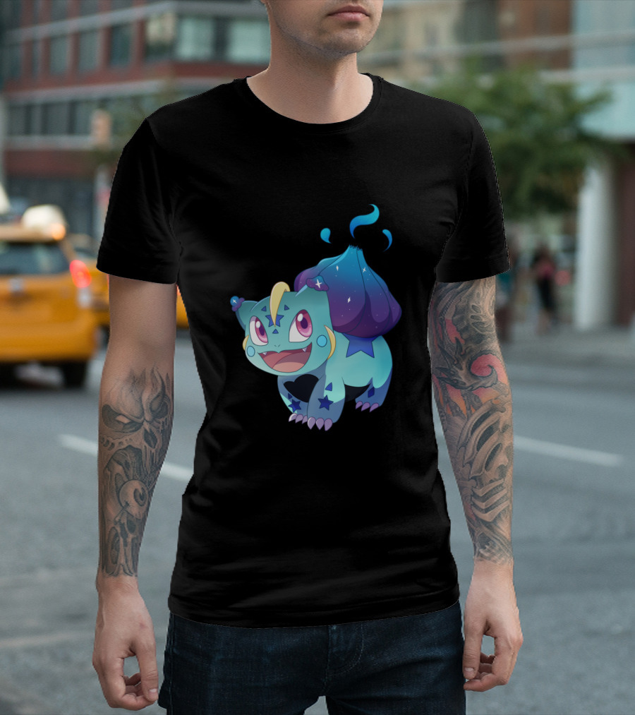 Nebsaur Galactic Creature With Starry Shell And Cosmic Aura T-Shirt