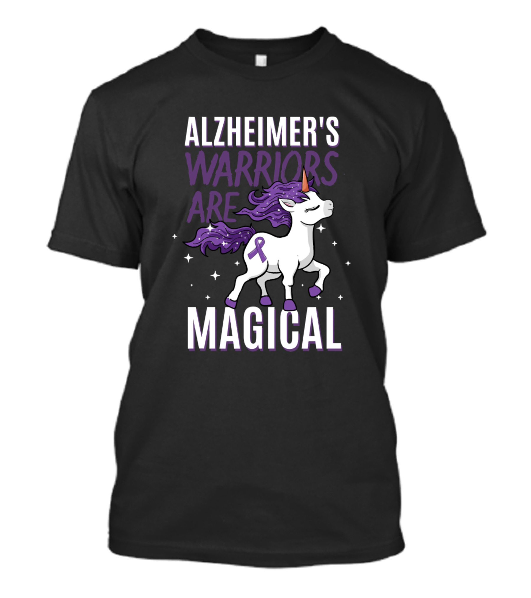 Alzheimer's Warriors Are Magical Unicorn Awareness T-Shirt