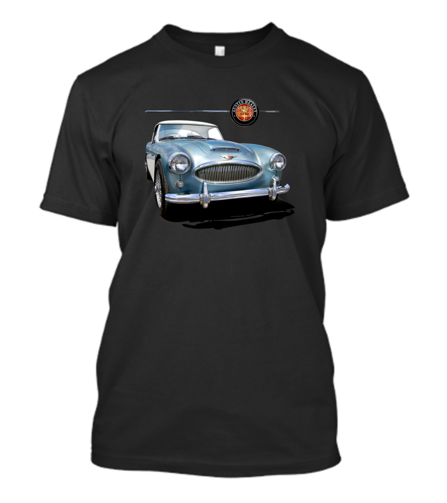 Austin Healey Mark Convertible Classic Car Front Emblem T-Shirt