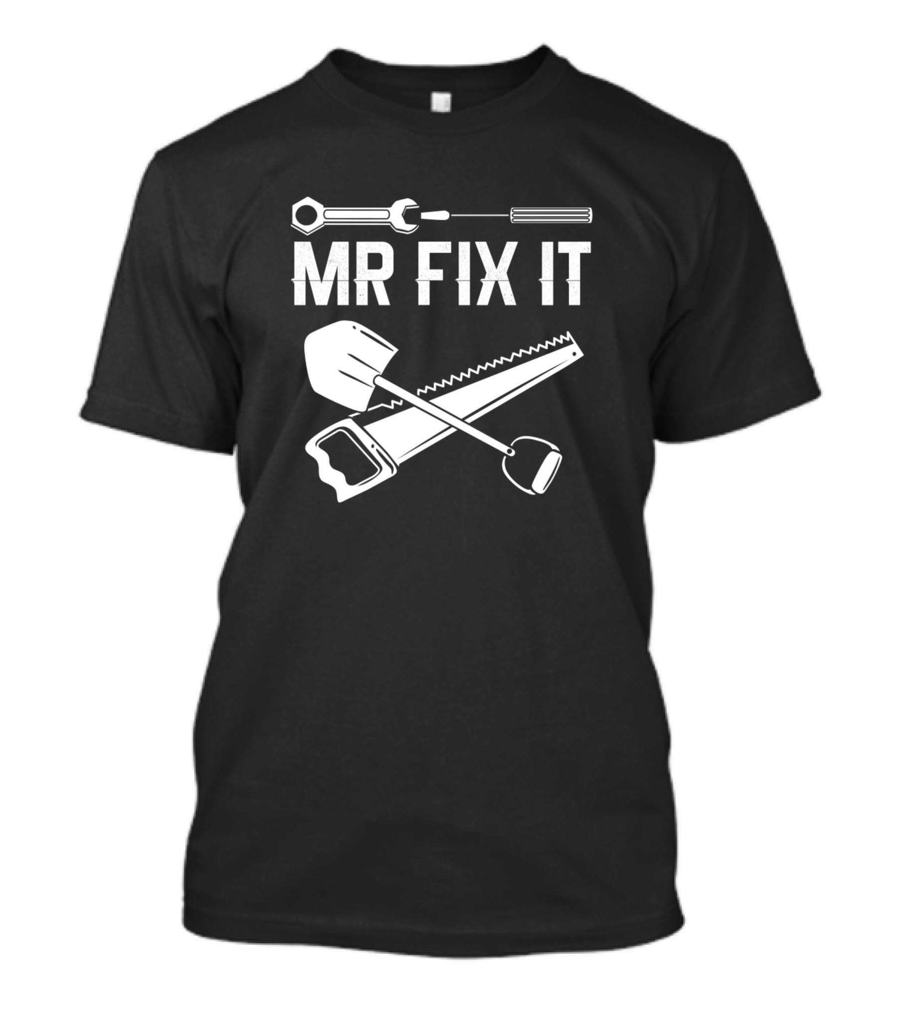 Dad Child Mr Fix It Wrench Saw Shovel Tools T-Shirt