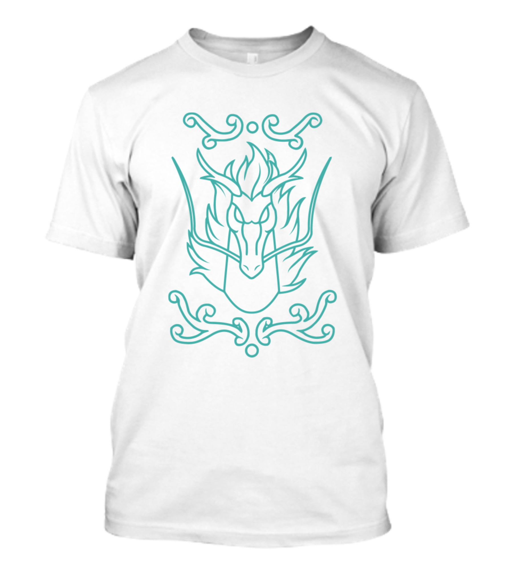 Dragon Shiryu Neon Outline T-Shirt