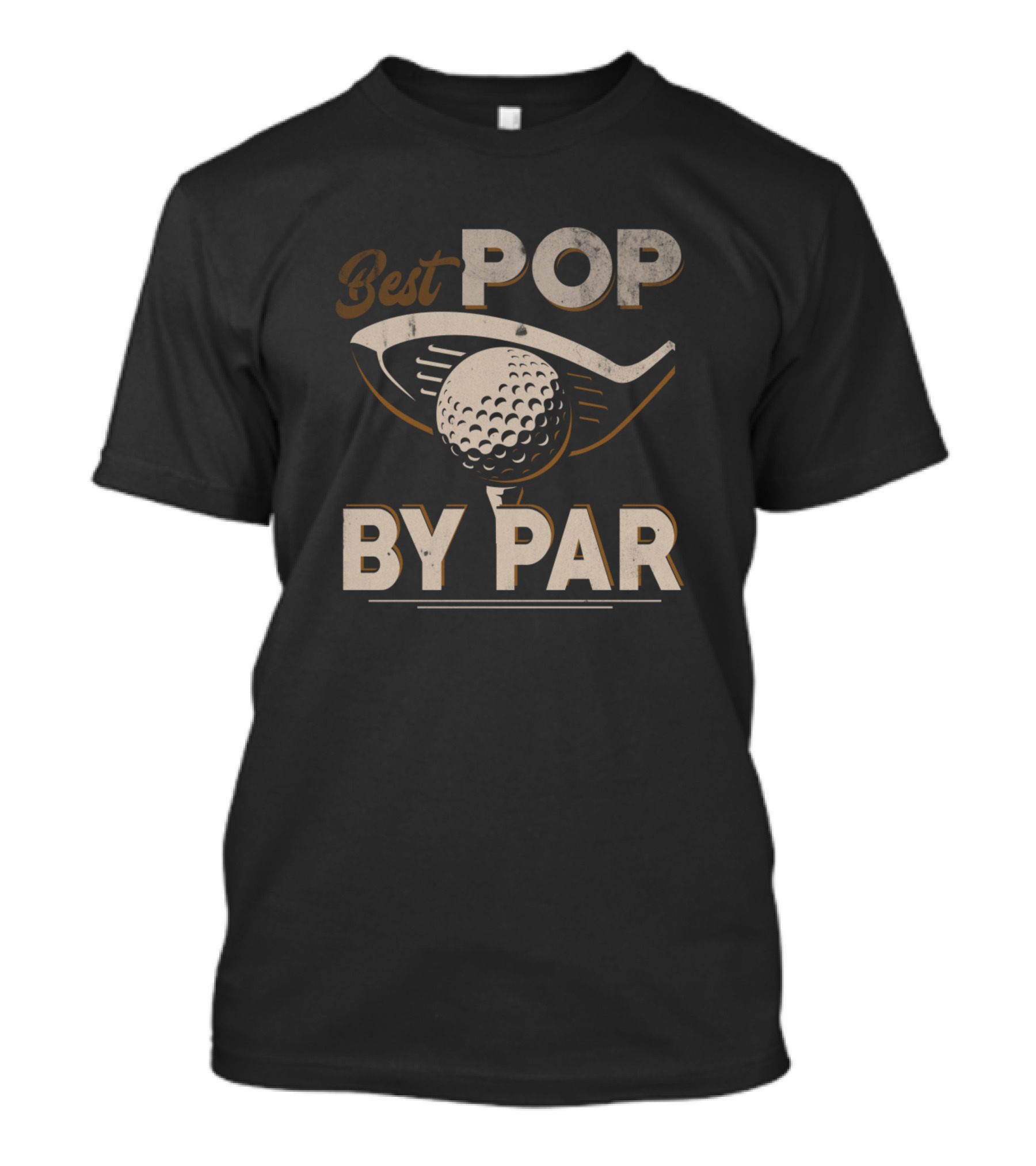 Best Pop By Par Golf Funny Grandpa T-Shirt