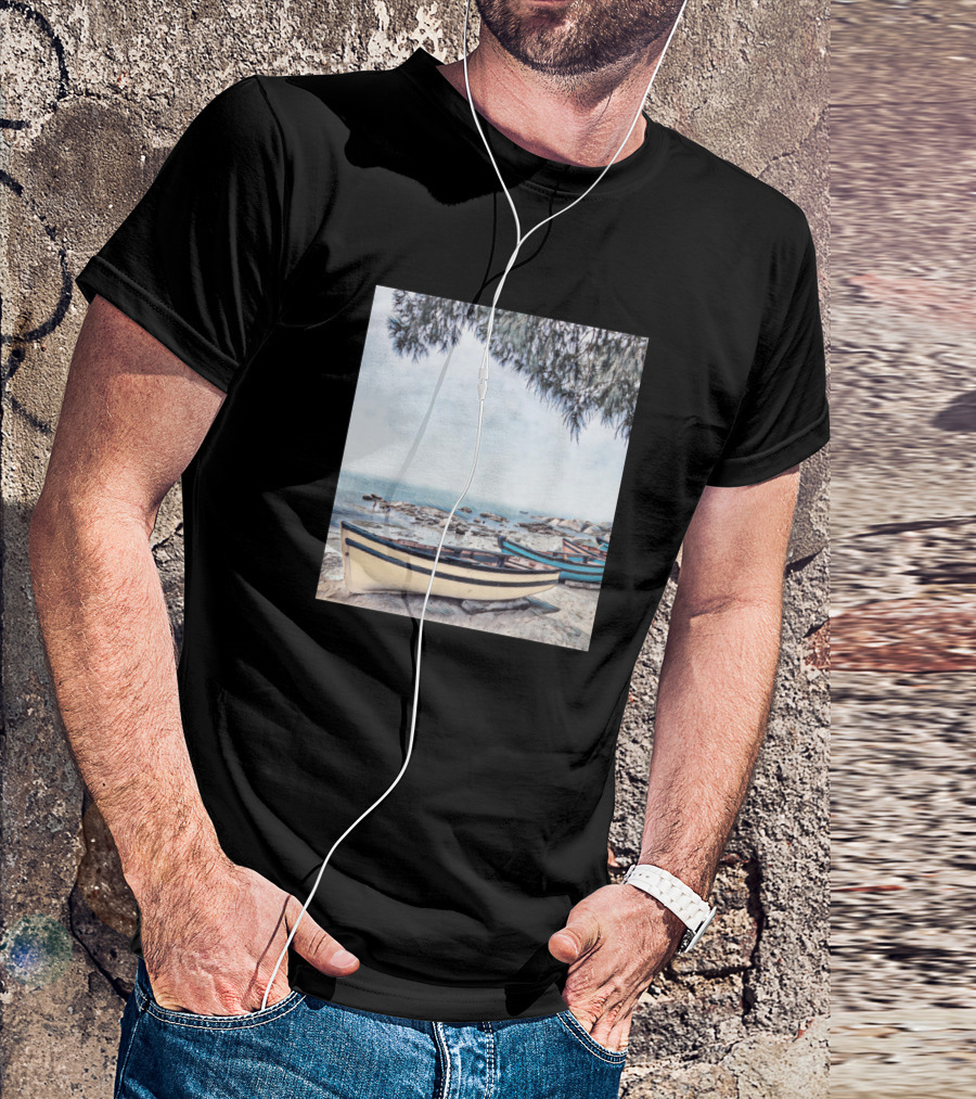 Galathi Kayak Waiting By The Shore T-Shirt