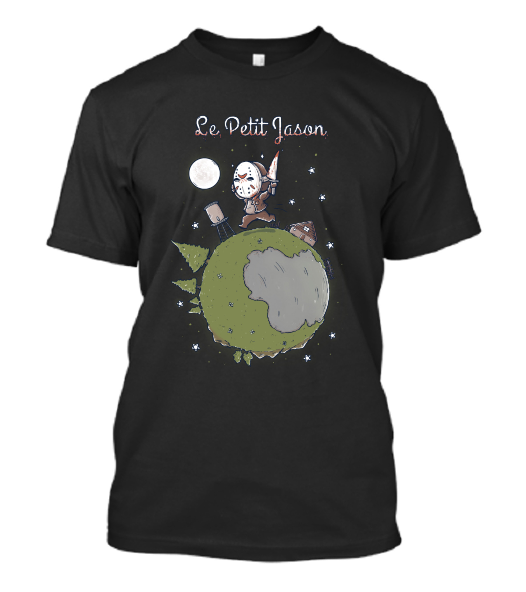 Le Petit Jason Friday The 13th Mashup Planet T-Shirt